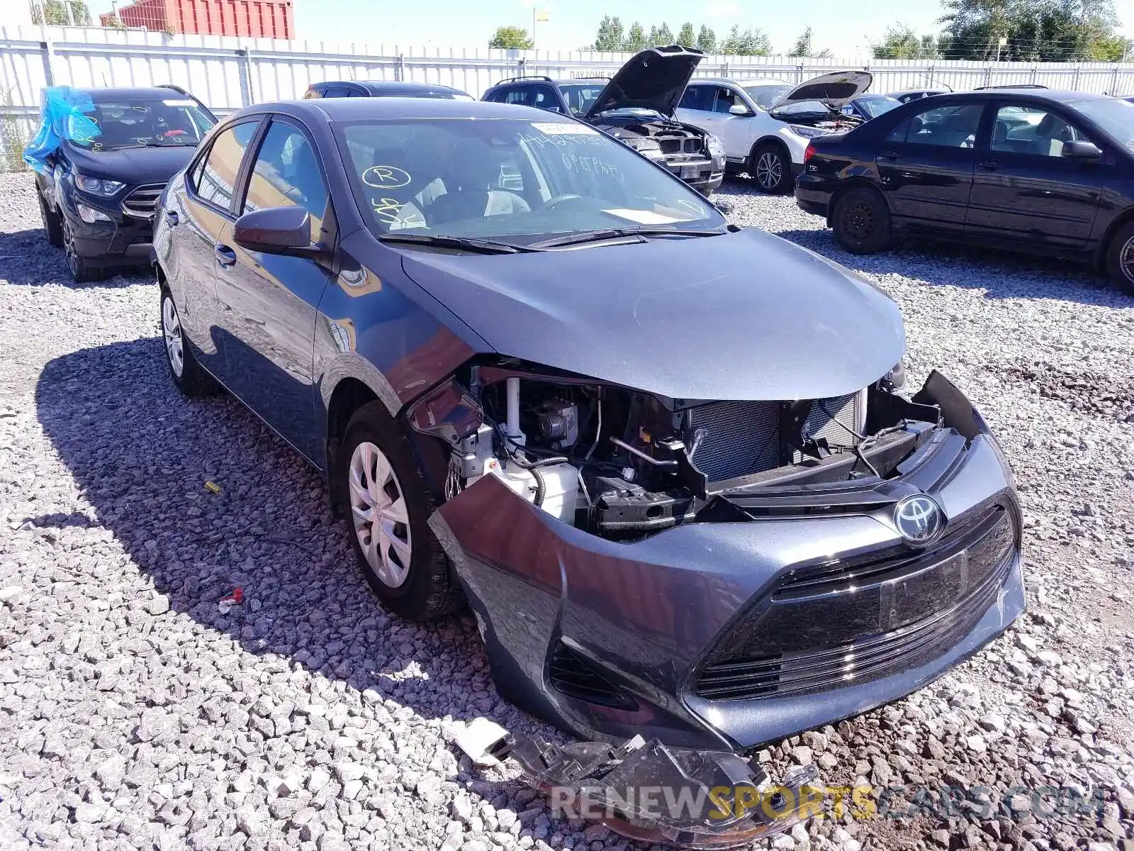 1 Photograph of a damaged car 2T1BURHEXKC152216 TOYOTA COROLLA 2019