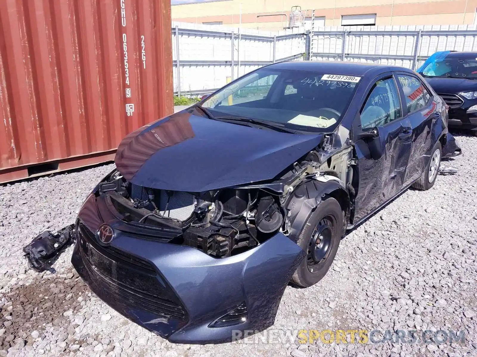 2 Photograph of a damaged car 2T1BURHEXKC152216 TOYOTA COROLLA 2019