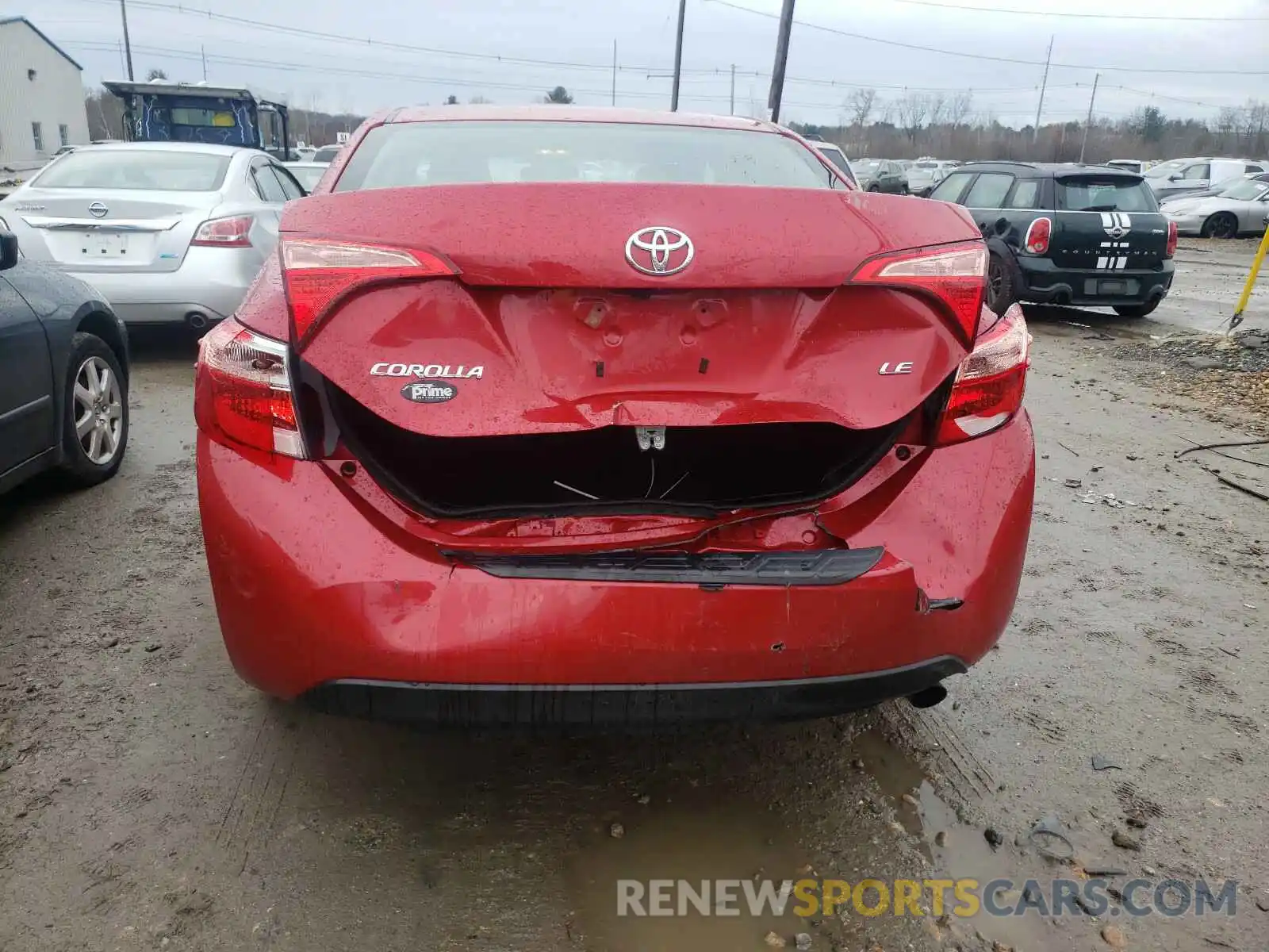 9 Photograph of a damaged car 2T1BURHEXKC152412 TOYOTA COROLLA 2019