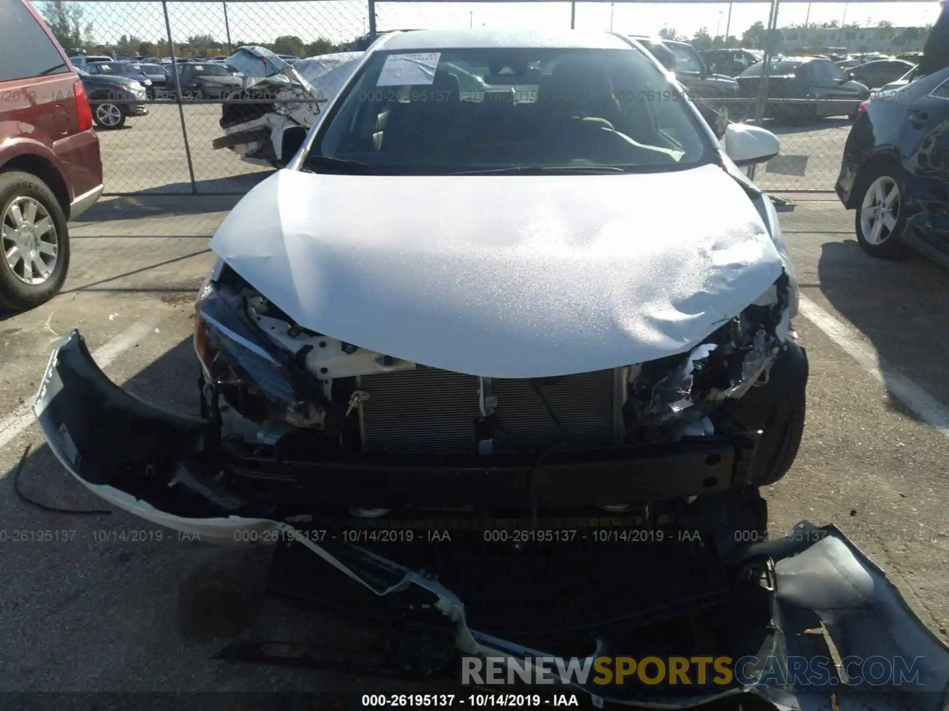 6 Photograph of a damaged car 2T1BURHEXKC152538 TOYOTA COROLLA 2019