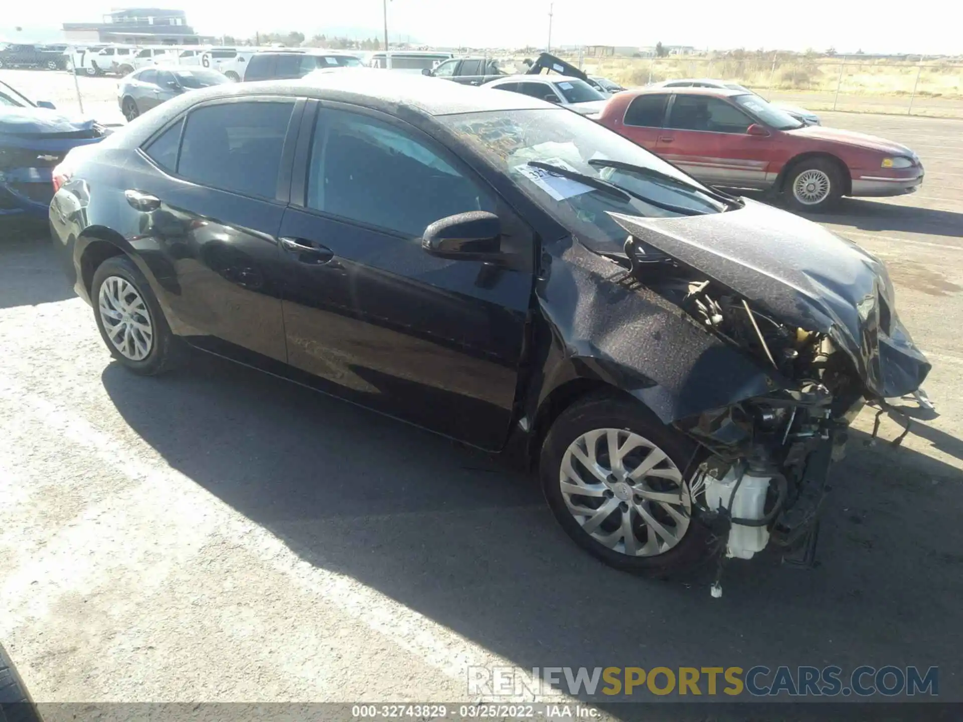 1 Photograph of a damaged car 2T1BURHEXKC152717 TOYOTA COROLLA 2019