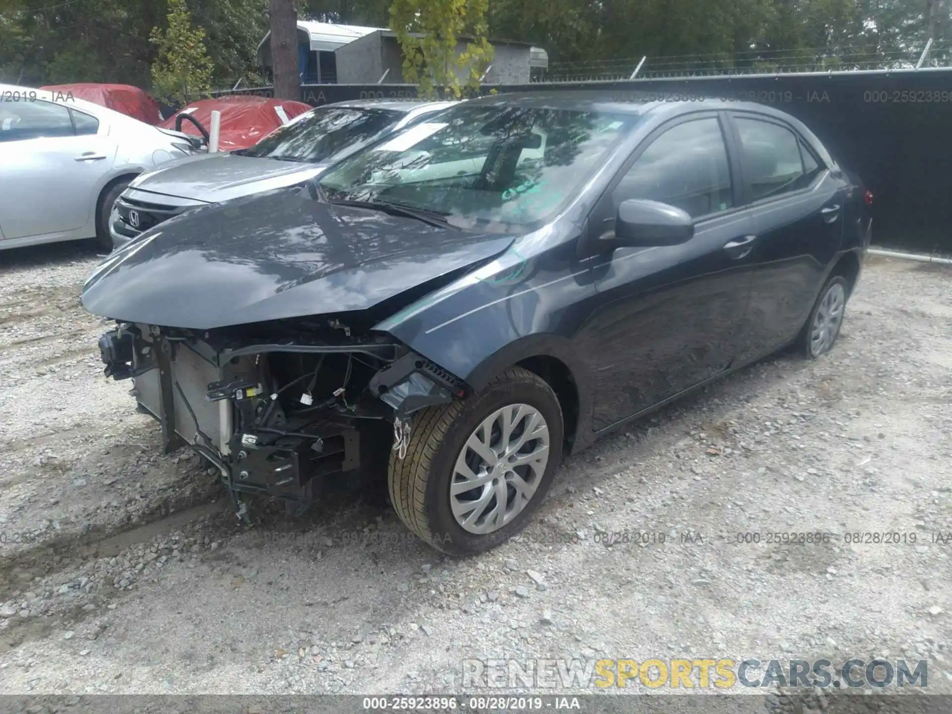 2 Photograph of a damaged car 2T1BURHEXKC152801 TOYOTA COROLLA 2019