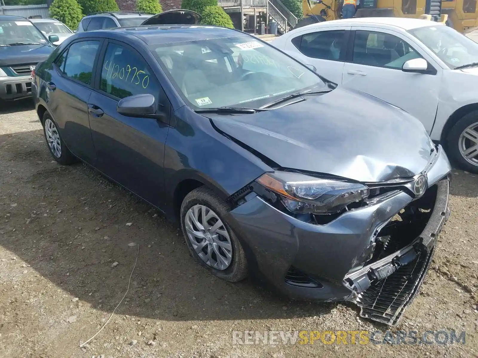 1 Photograph of a damaged car 2T1BURHEXKC153303 TOYOTA COROLLA 2019