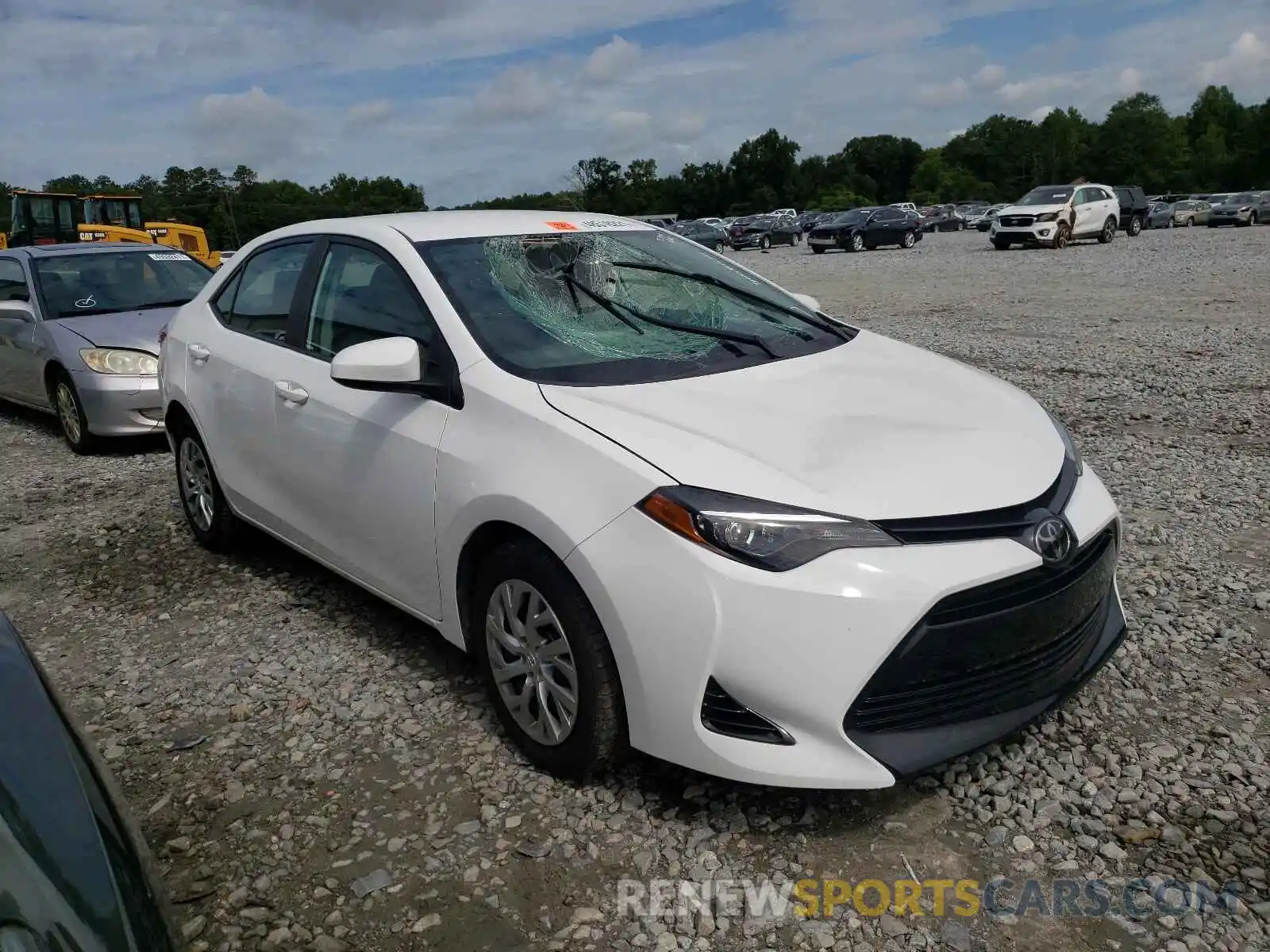 1 Photograph of a damaged car 2T1BURHEXKC153494 TOYOTA COROLLA 2019