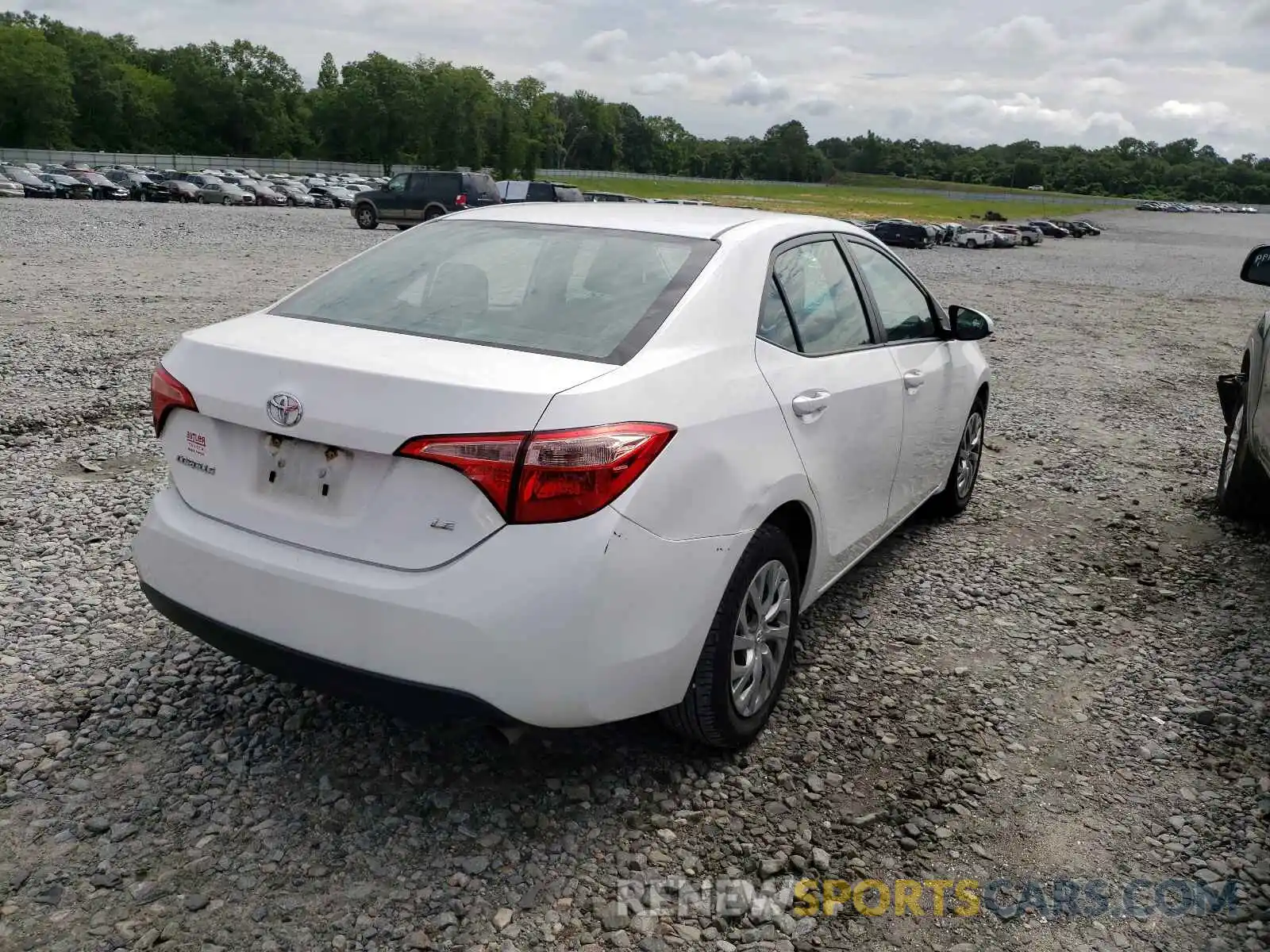 4 Photograph of a damaged car 2T1BURHEXKC153494 TOYOTA COROLLA 2019