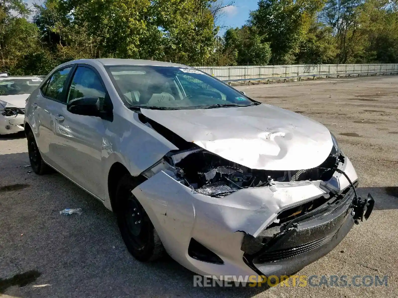 1 Photograph of a damaged car 2T1BURHEXKC153964 TOYOTA COROLLA 2019