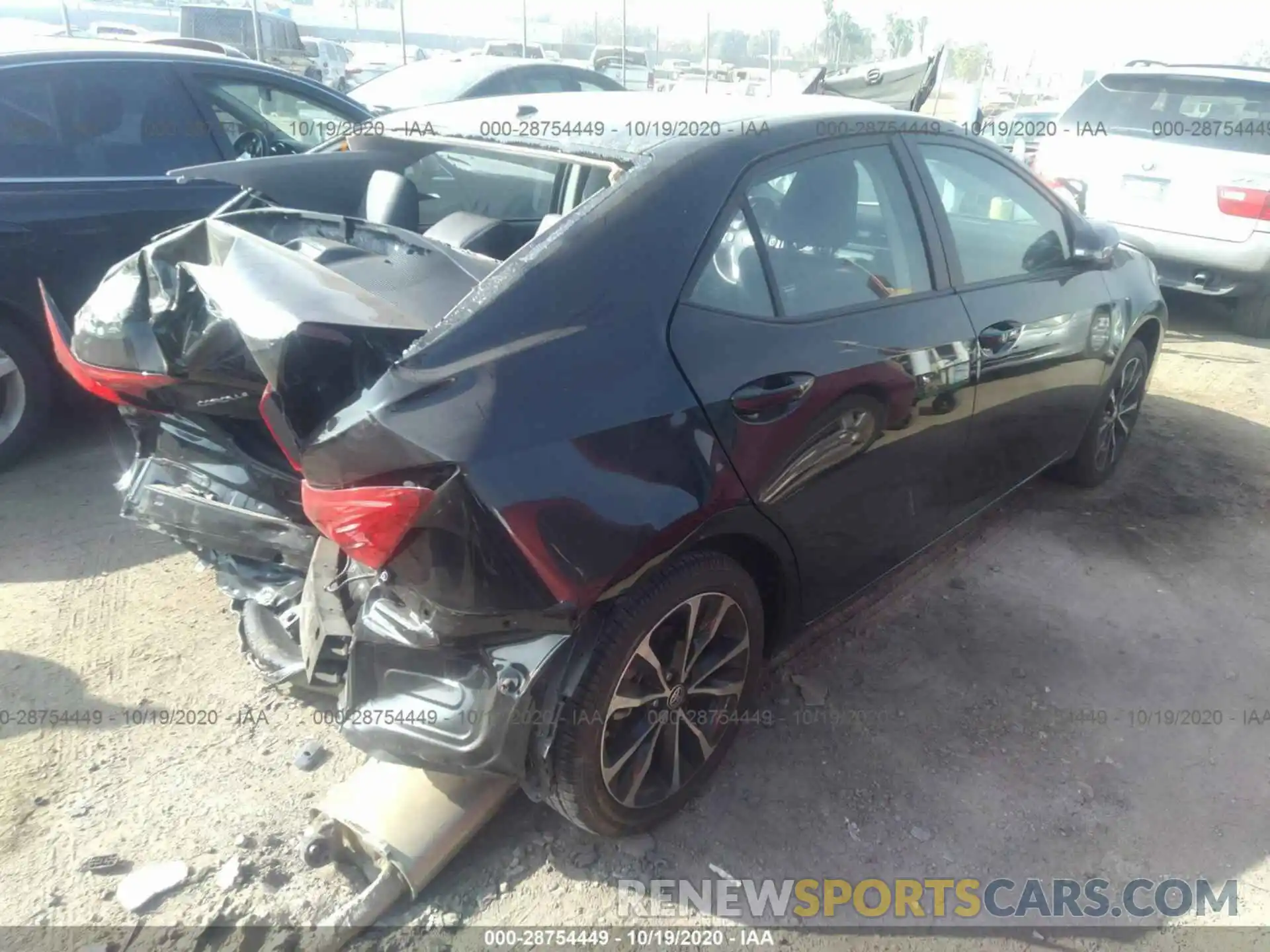 4 Photograph of a damaged car 2T1BURHEXKC153981 TOYOTA COROLLA 2019