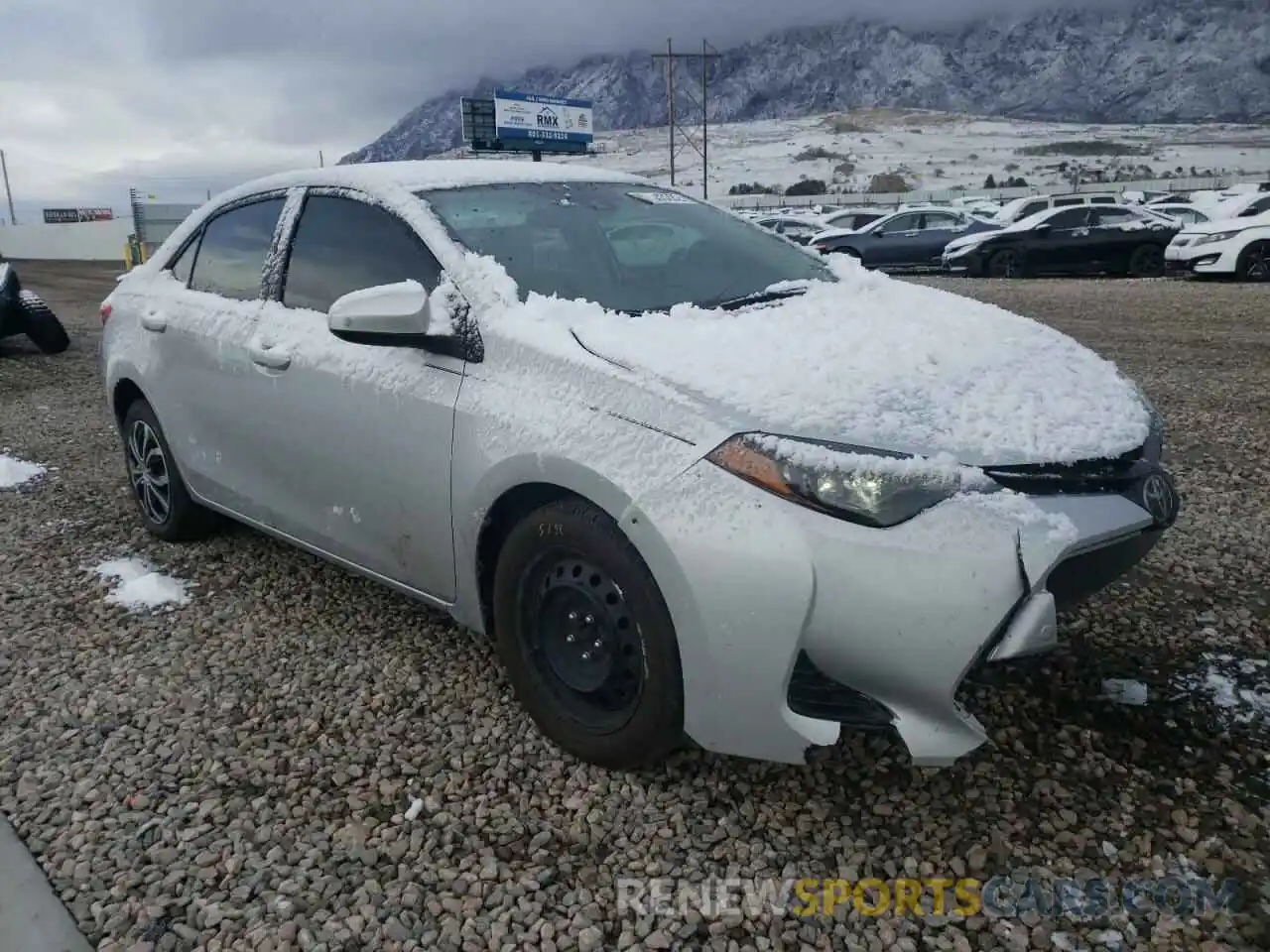 1 Photograph of a damaged car 2T1BURHEXKC154208 TOYOTA COROLLA 2019