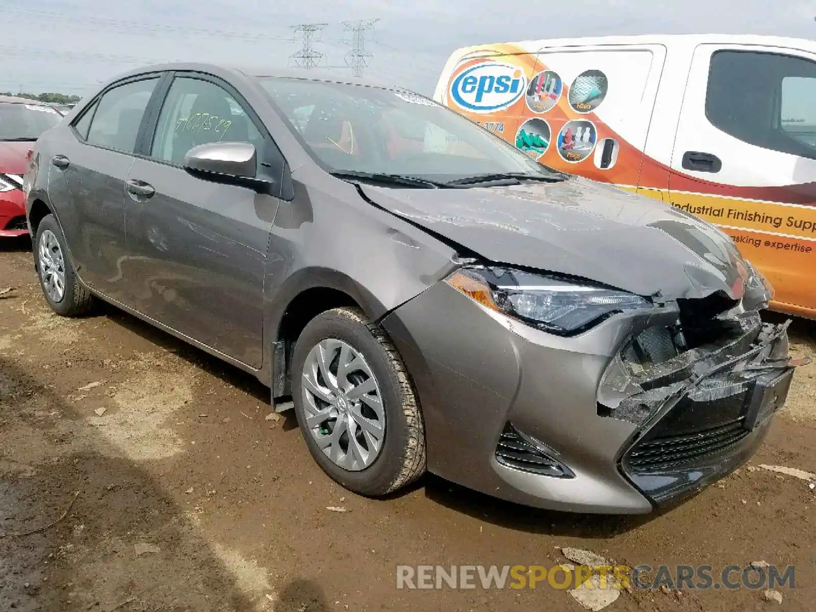 1 Photograph of a damaged car 2T1BURHEXKC154354 TOYOTA COROLLA 2019