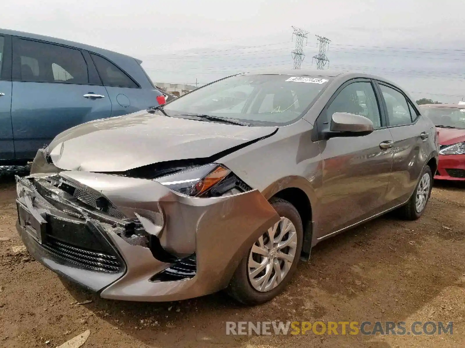 2 Photograph of a damaged car 2T1BURHEXKC154354 TOYOTA COROLLA 2019