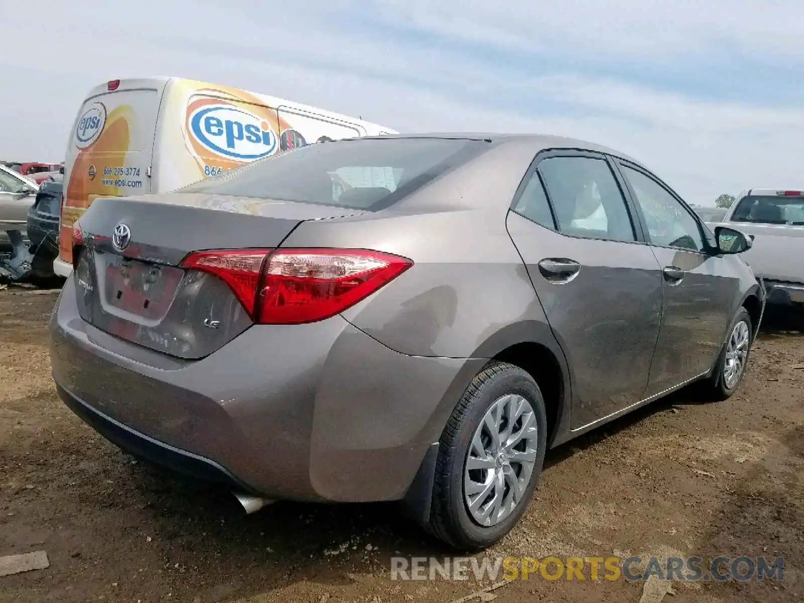 4 Photograph of a damaged car 2T1BURHEXKC154354 TOYOTA COROLLA 2019