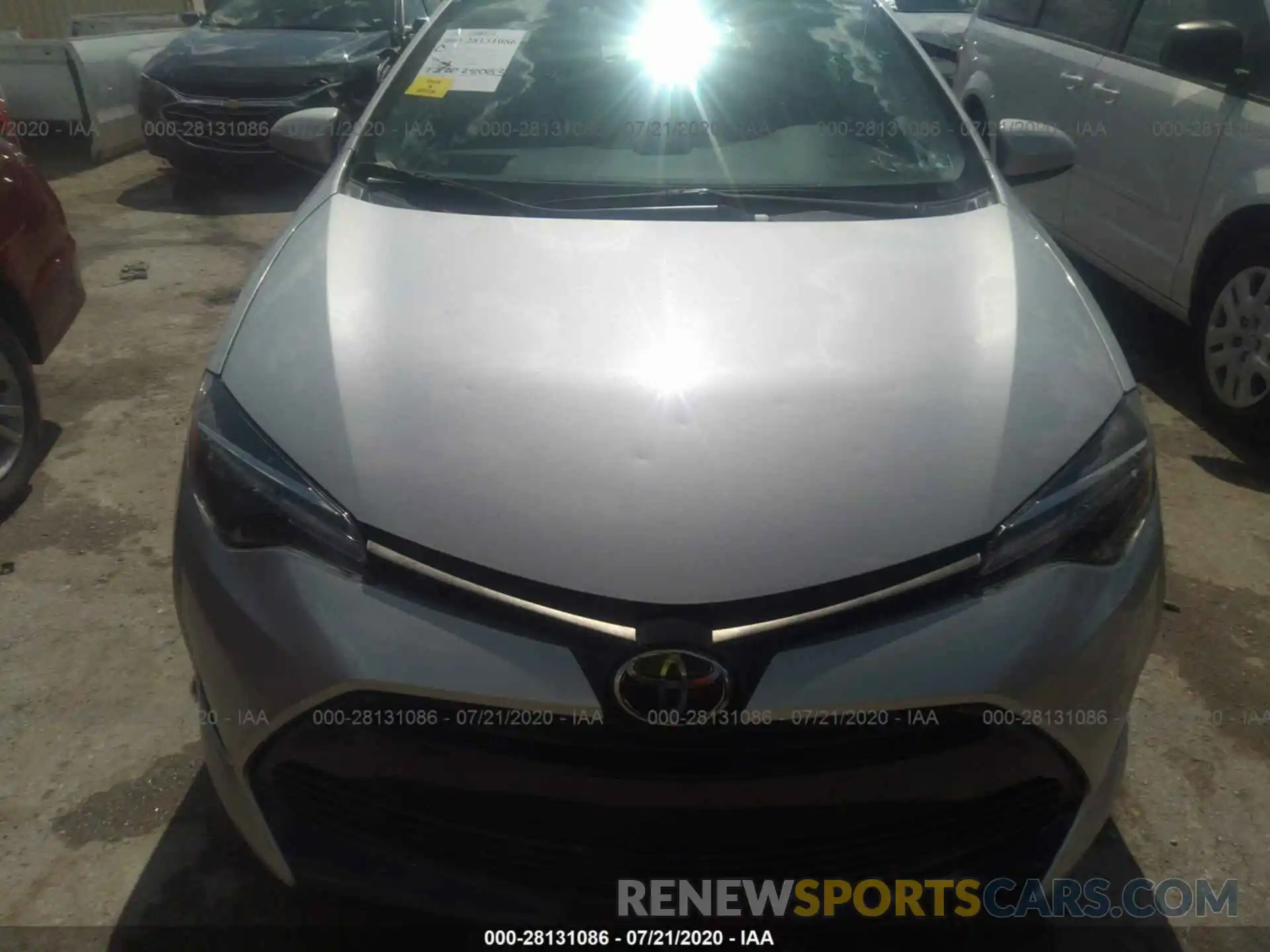 6 Photograph of a damaged car 2T1BURHEXKC154628 TOYOTA COROLLA 2019