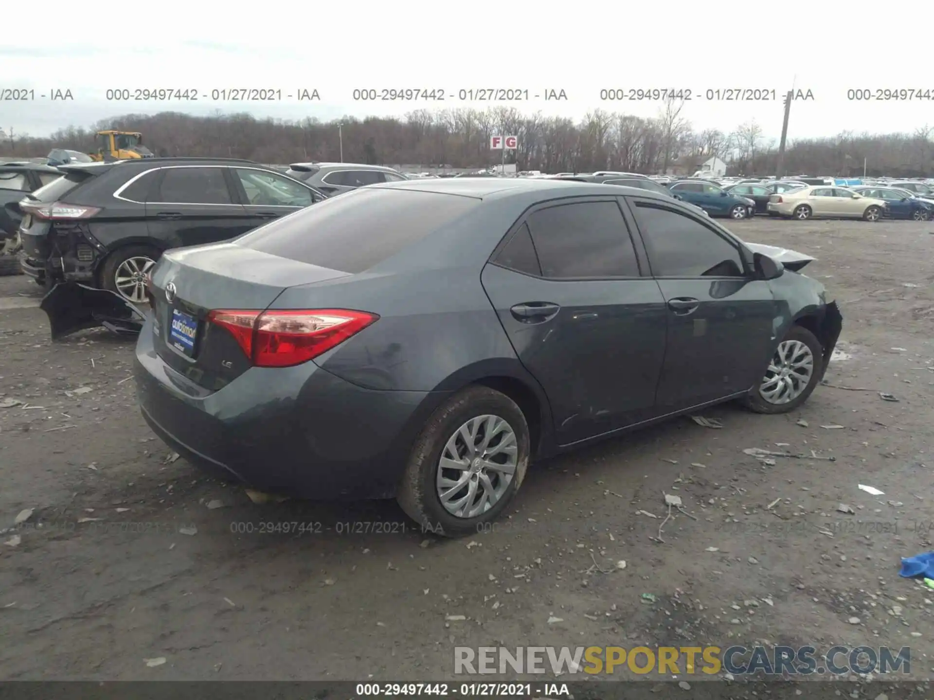 4 Photograph of a damaged car 2T1BURHEXKC155441 TOYOTA COROLLA 2019