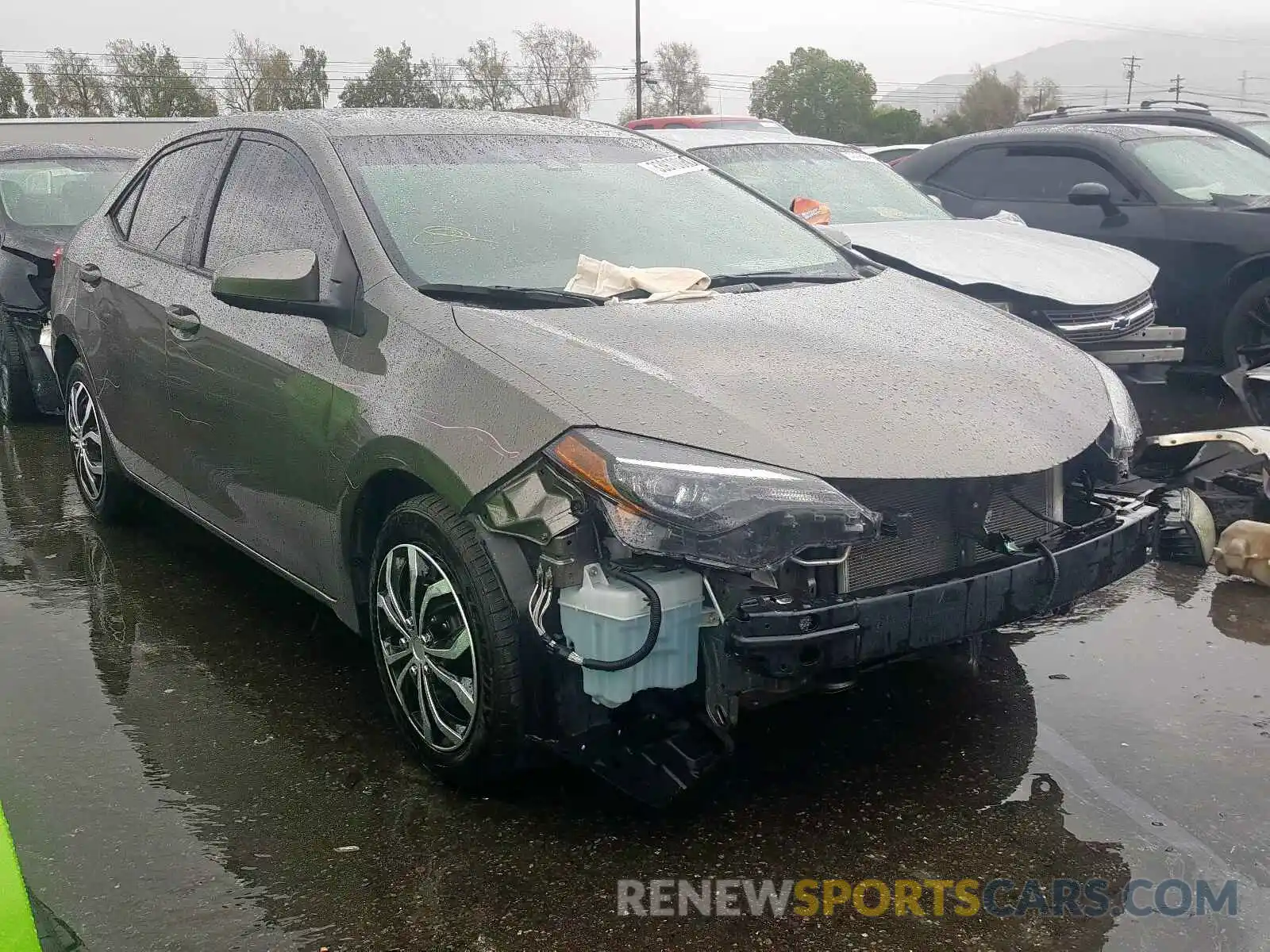 1 Photograph of a damaged car 2T1BURHEXKC156265 TOYOTA COROLLA 2019