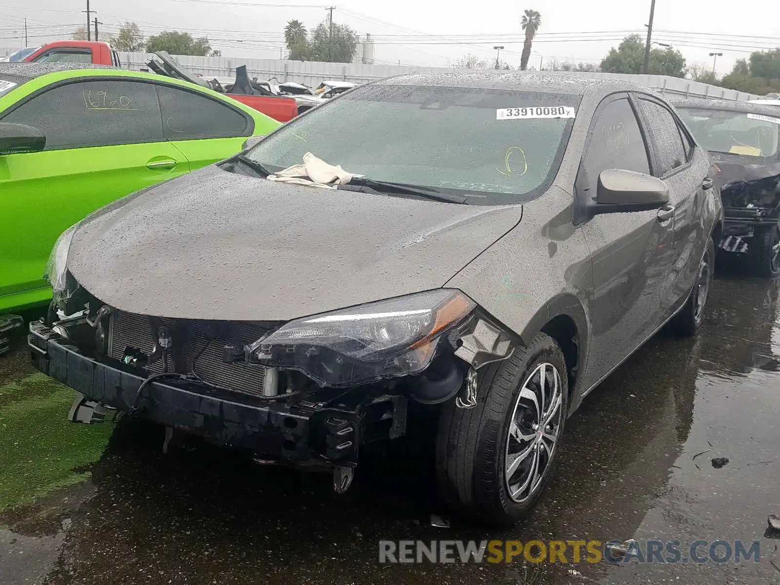 2 Photograph of a damaged car 2T1BURHEXKC156265 TOYOTA COROLLA 2019