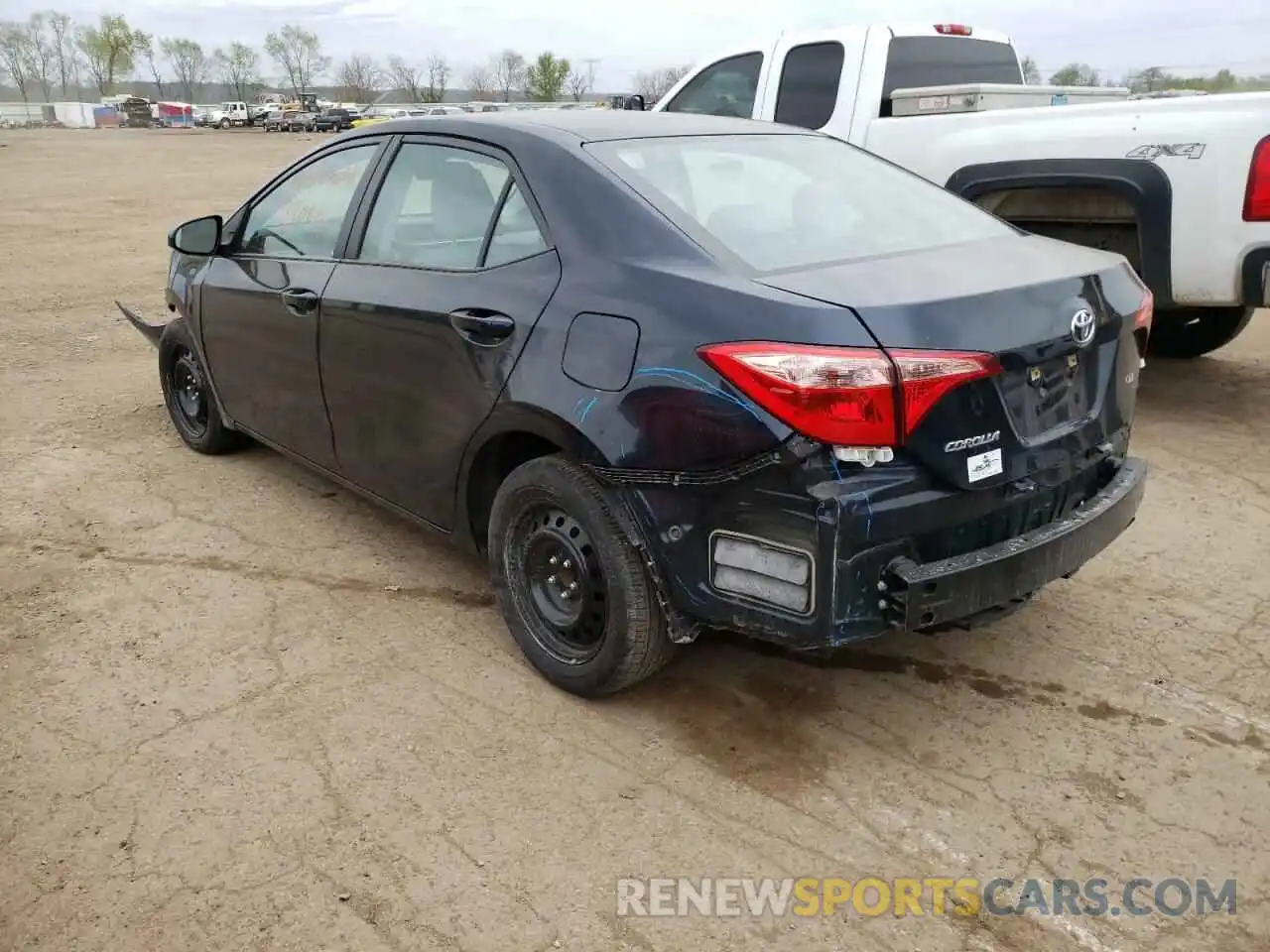 3 Photograph of a damaged car 2T1BURHEXKC156279 TOYOTA COROLLA 2019