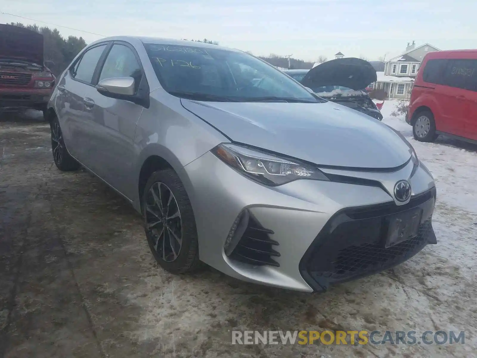 1 Photograph of a damaged car 2T1BURHEXKC156542 TOYOTA COROLLA 2019