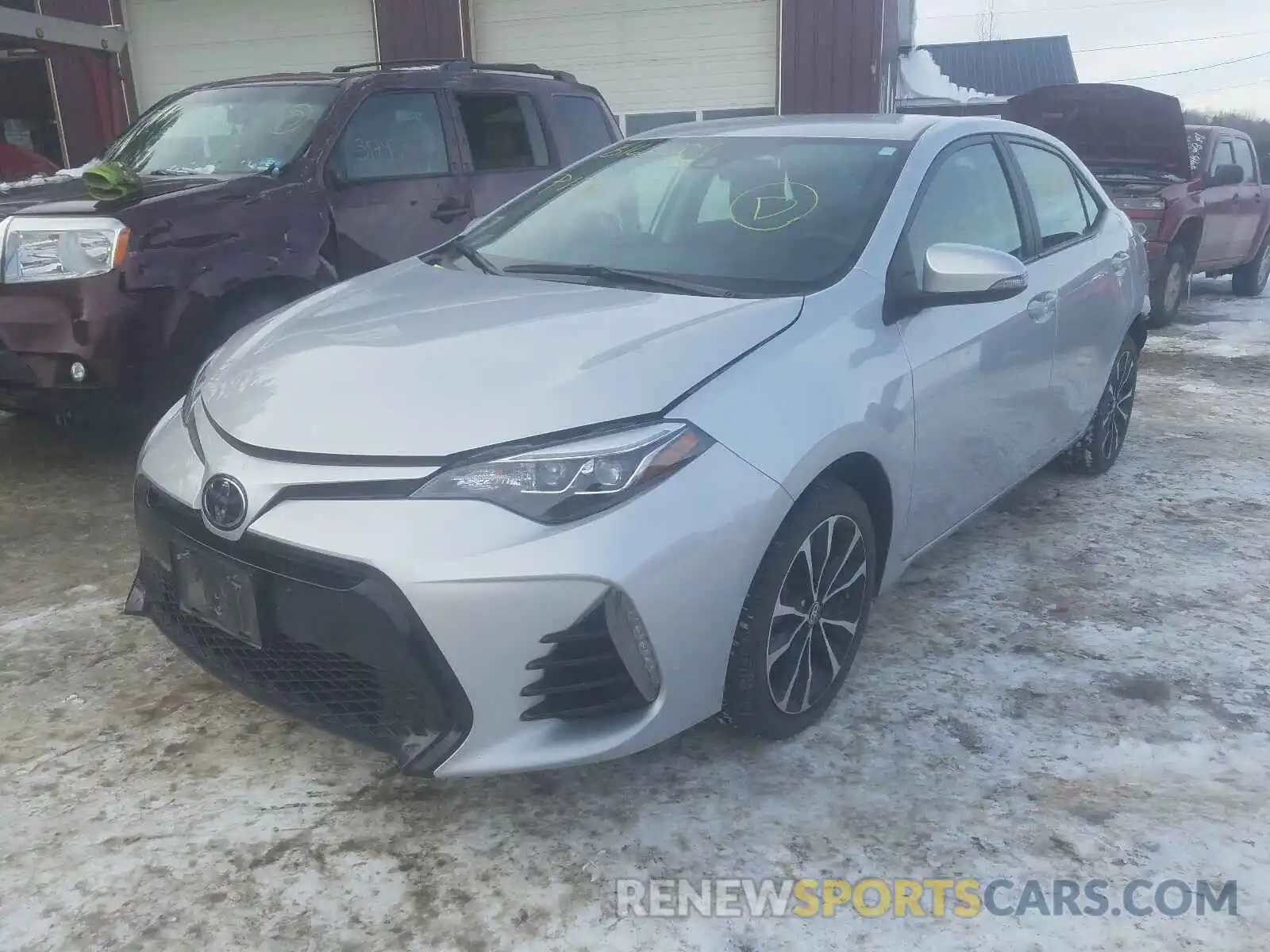 2 Photograph of a damaged car 2T1BURHEXKC156542 TOYOTA COROLLA 2019