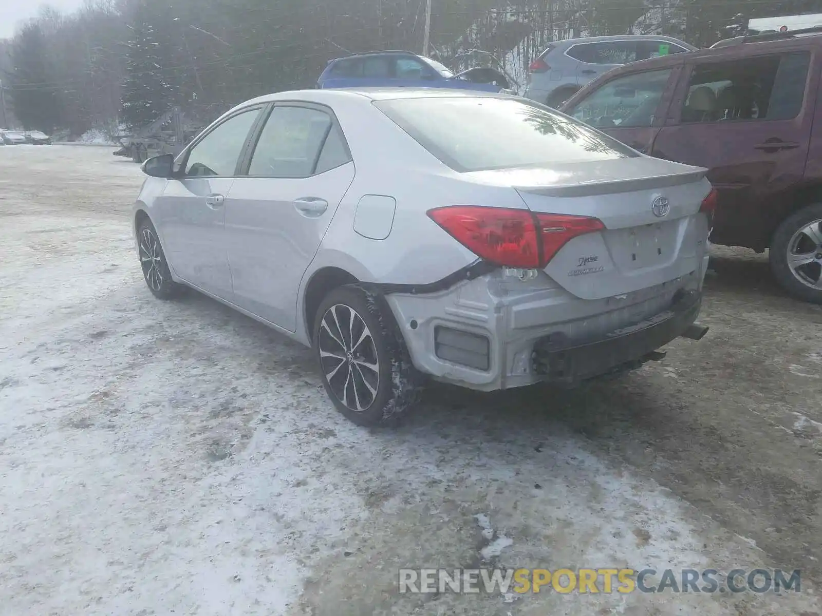 3 Photograph of a damaged car 2T1BURHEXKC156542 TOYOTA COROLLA 2019