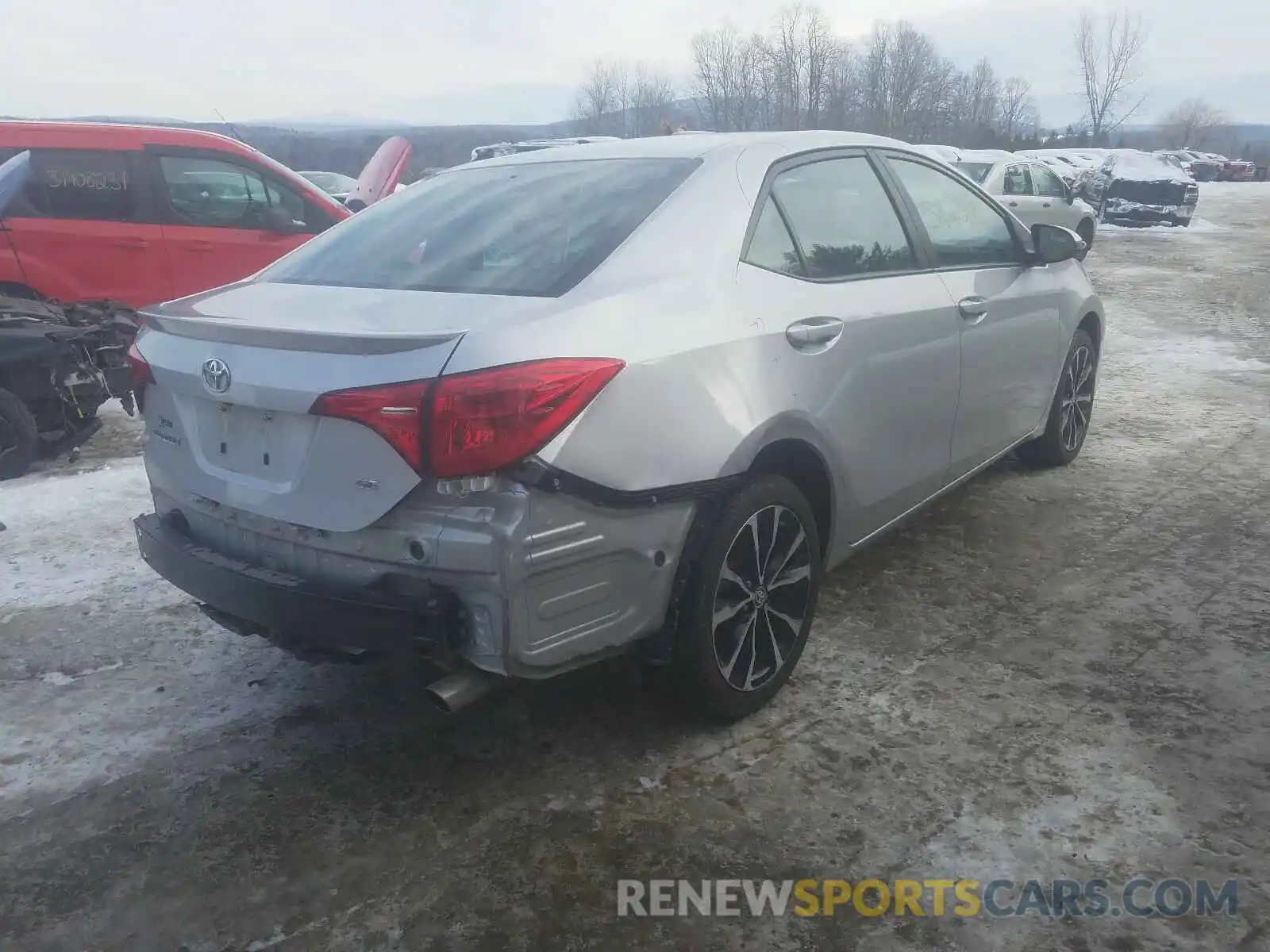 4 Photograph of a damaged car 2T1BURHEXKC156542 TOYOTA COROLLA 2019