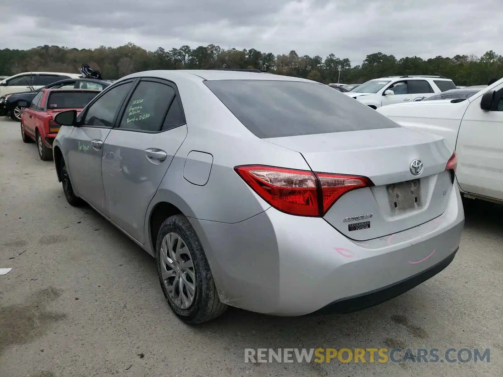 3 Photograph of a damaged car 2T1BURHEXKC157724 TOYOTA COROLLA 2019