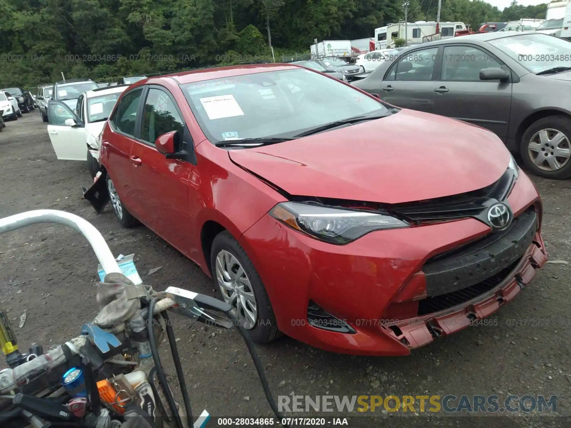 1 Photograph of a damaged car 2T1BURHEXKC158081 TOYOTA COROLLA 2019