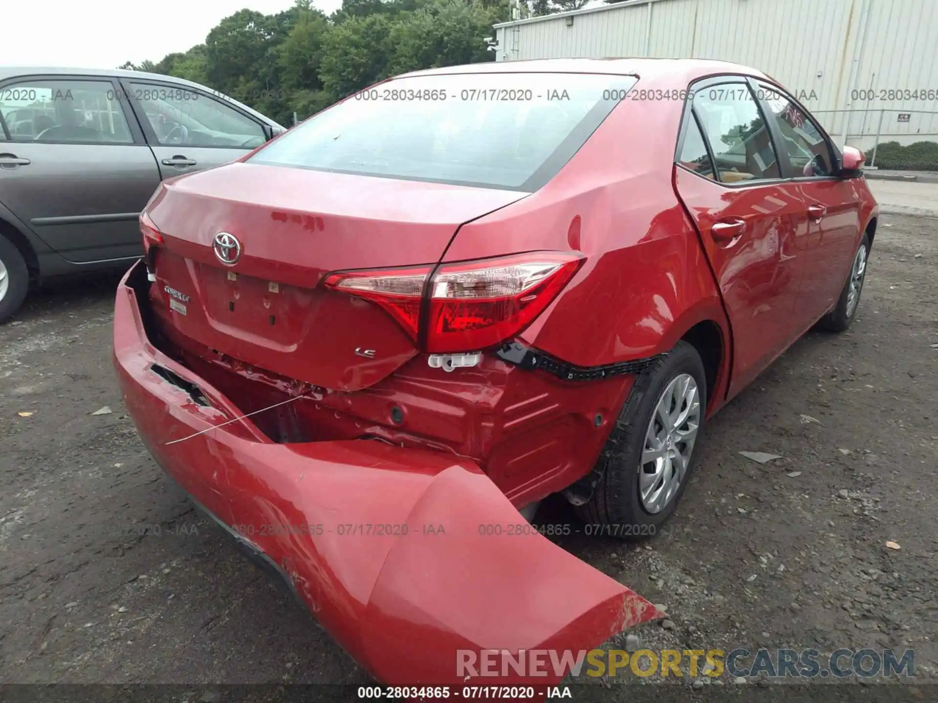 4 Photograph of a damaged car 2T1BURHEXKC158081 TOYOTA COROLLA 2019