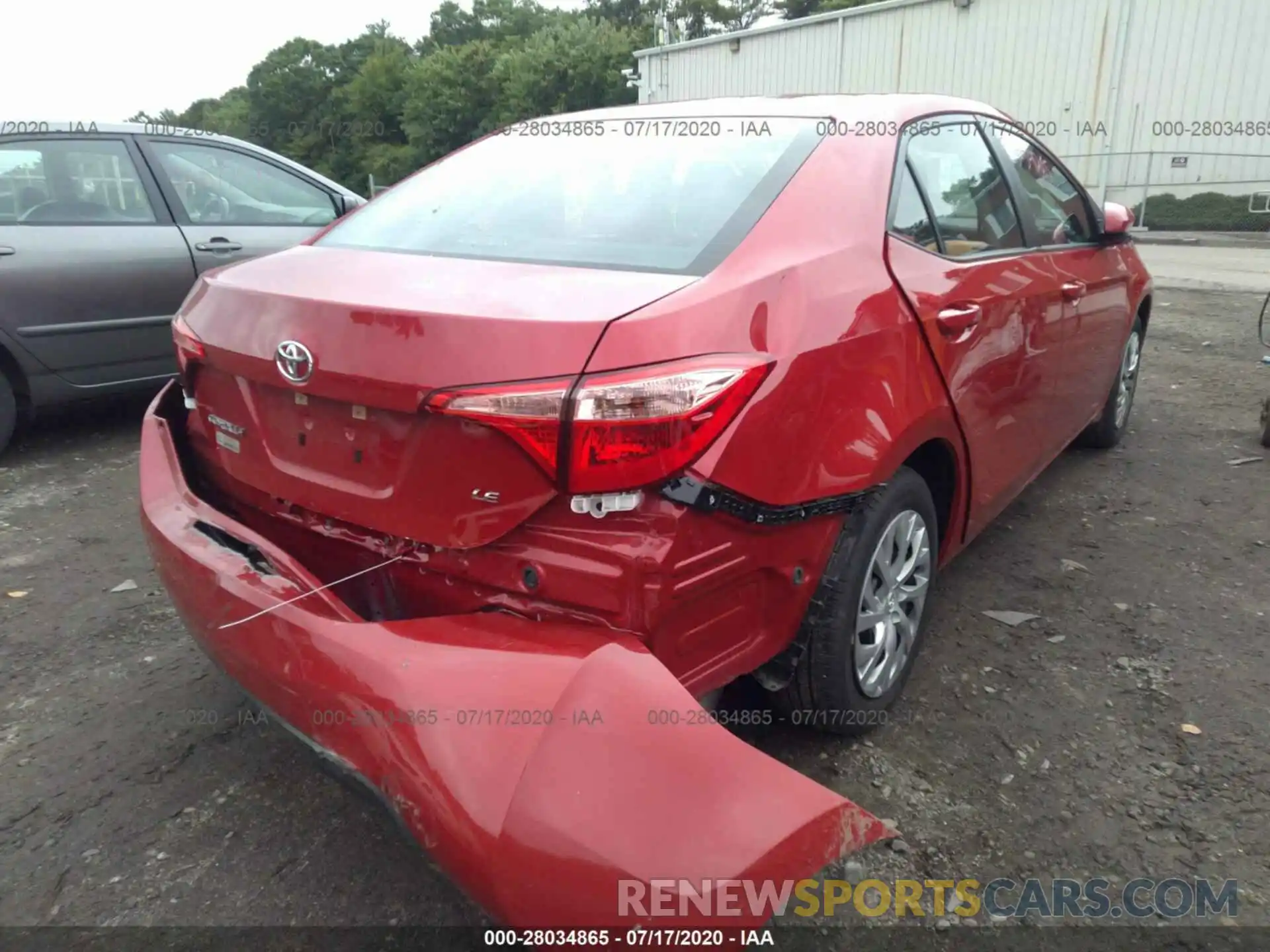 6 Photograph of a damaged car 2T1BURHEXKC158081 TOYOTA COROLLA 2019