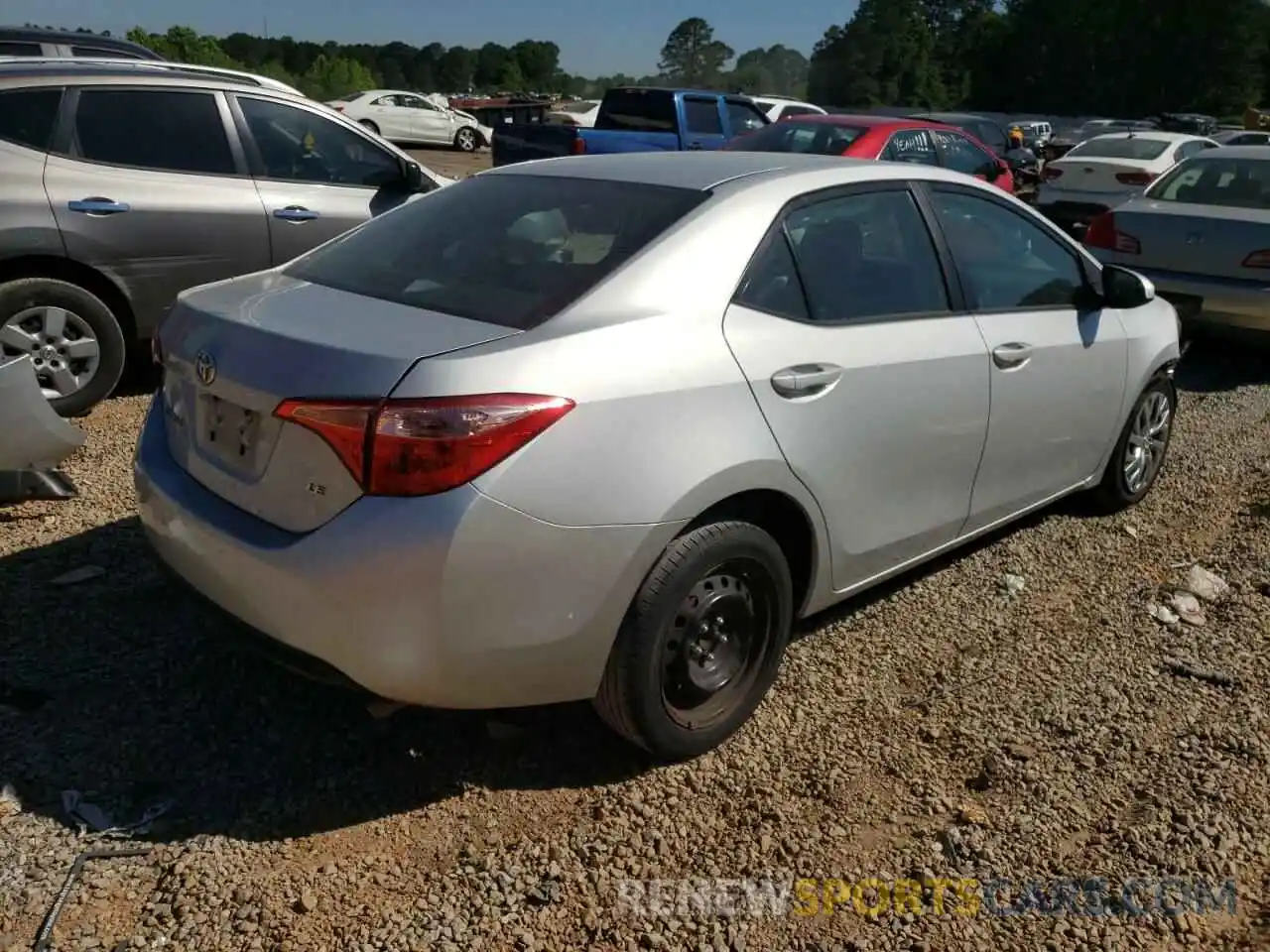 4 Photograph of a damaged car 2T1BURHEXKC158274 TOYOTA COROLLA 2019