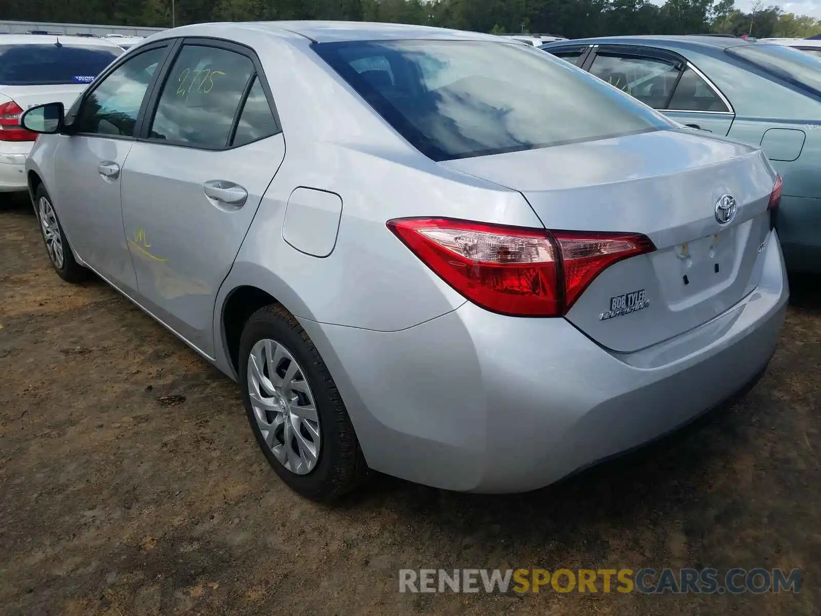 3 Photograph of a damaged car 2T1BURHEXKC158498 TOYOTA COROLLA 2019