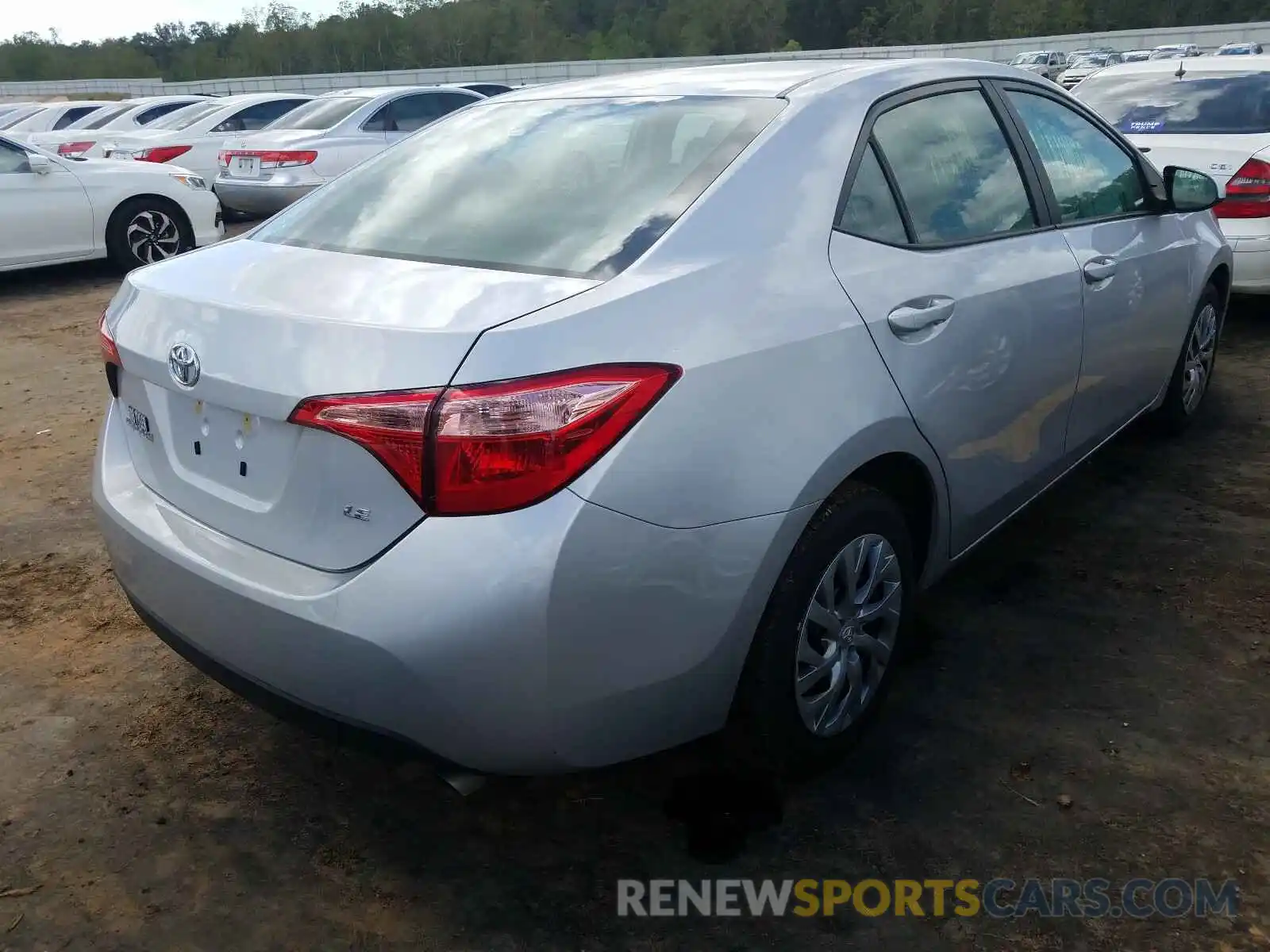 4 Photograph of a damaged car 2T1BURHEXKC158498 TOYOTA COROLLA 2019