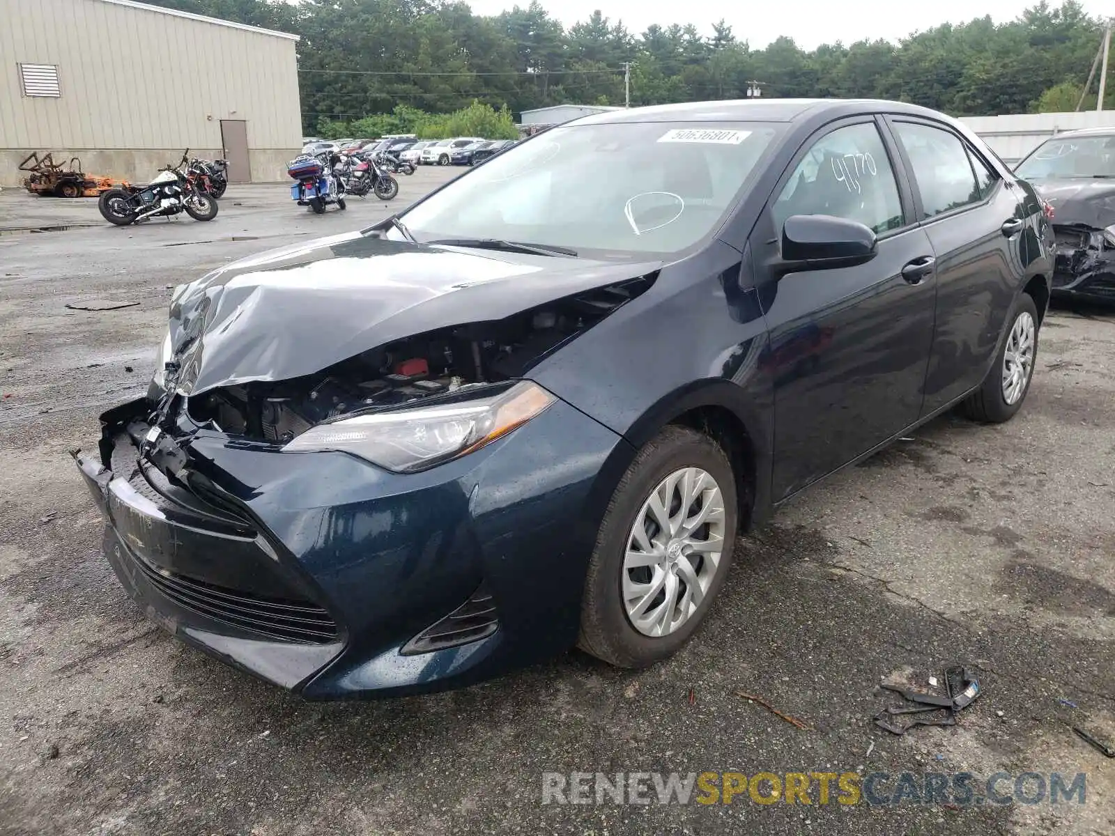 2 Photograph of a damaged car 2T1BURHEXKC158971 TOYOTA COROLLA 2019