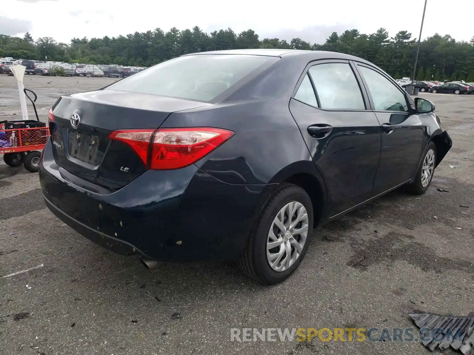 4 Photograph of a damaged car 2T1BURHEXKC158971 TOYOTA COROLLA 2019