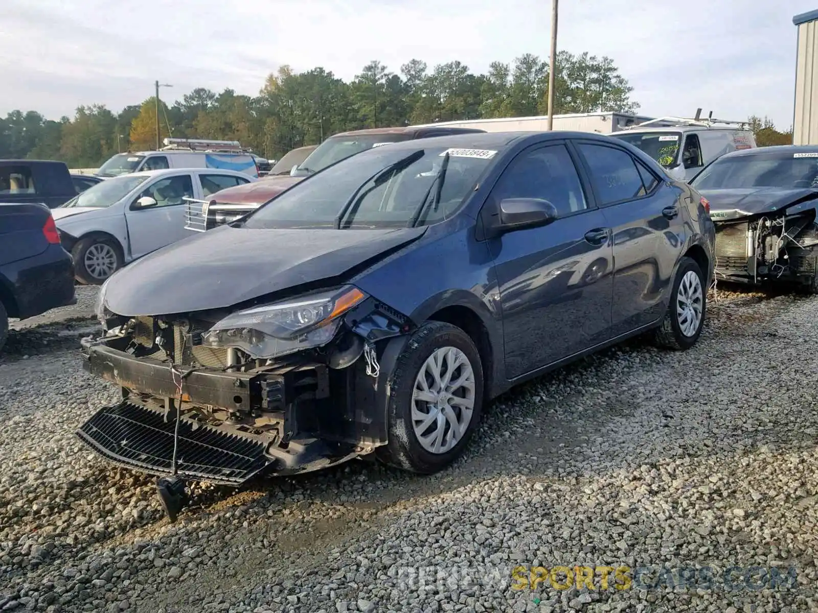 2 Photograph of a damaged car 2T1BURHEXKC159215 TOYOTA COROLLA 2019