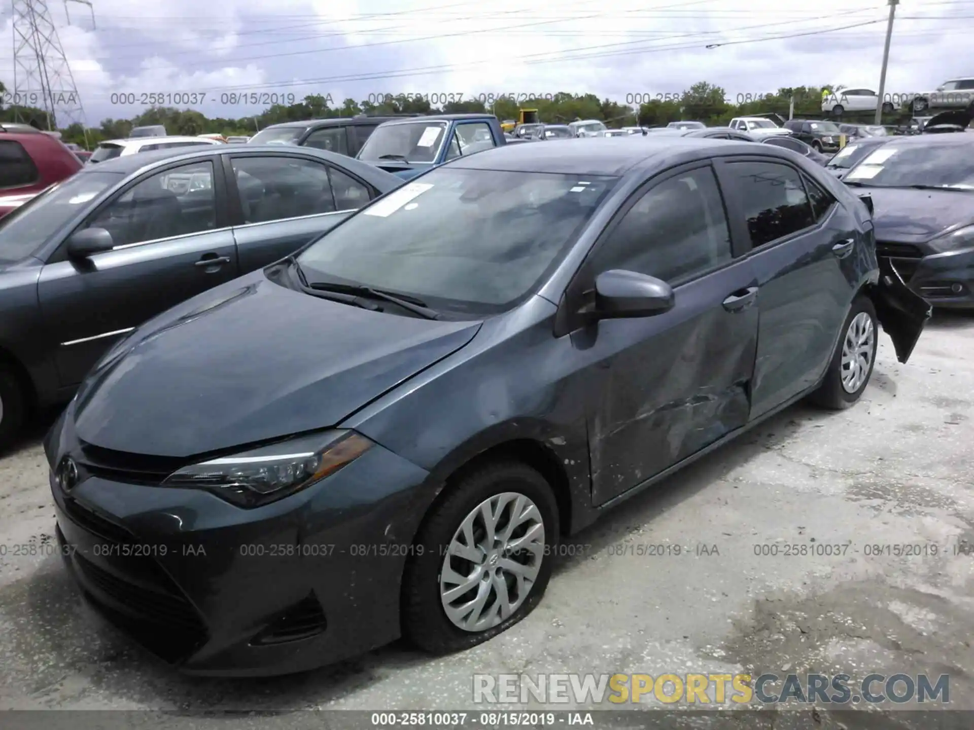 2 Photograph of a damaged car 2T1BURHEXKC160087 TOYOTA COROLLA 2019