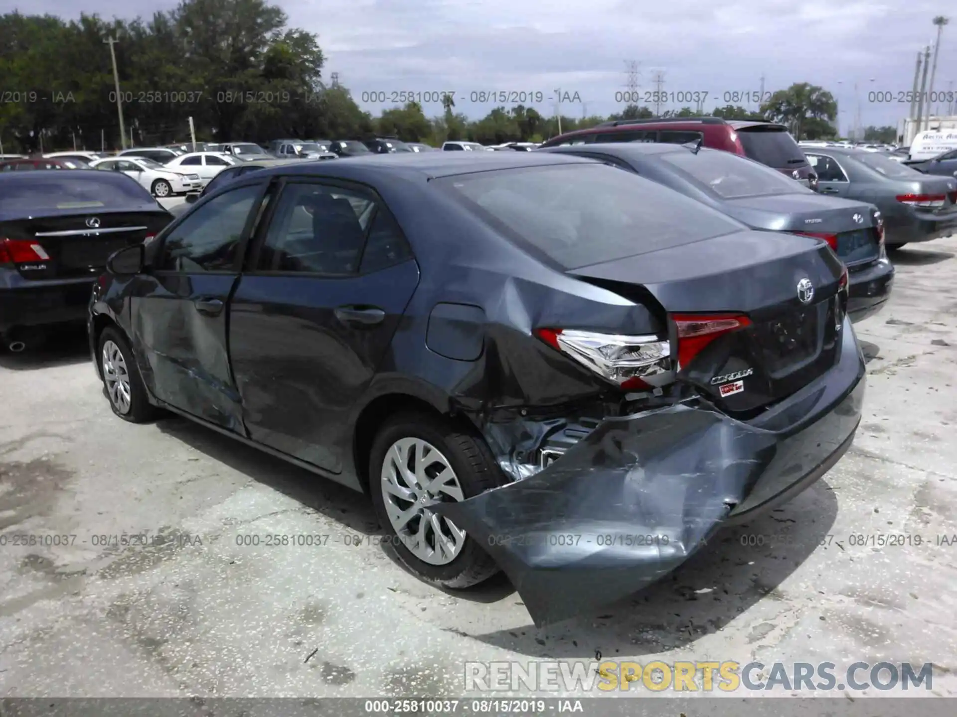 6 Photograph of a damaged car 2T1BURHEXKC160087 TOYOTA COROLLA 2019