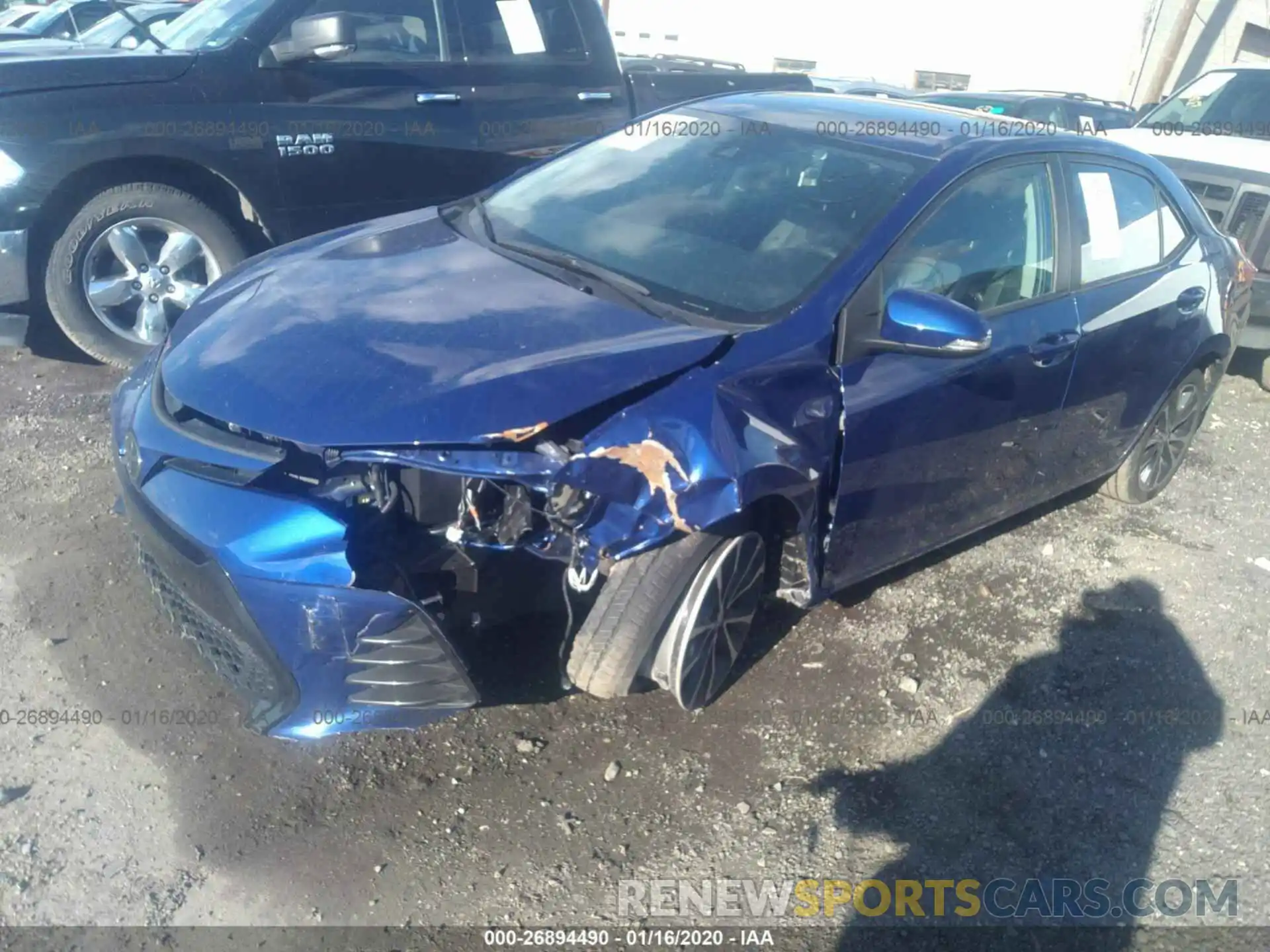 2 Photograph of a damaged car 2T1BURHEXKC160218 TOYOTA COROLLA 2019