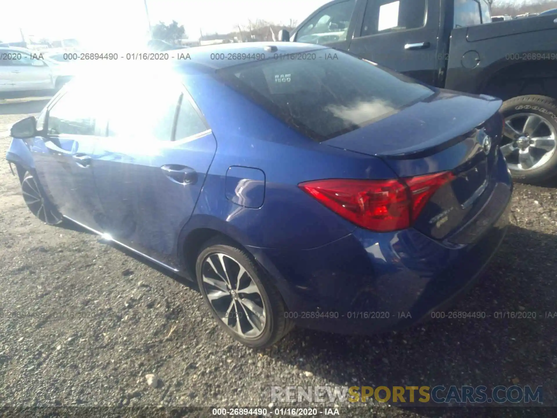 3 Photograph of a damaged car 2T1BURHEXKC160218 TOYOTA COROLLA 2019