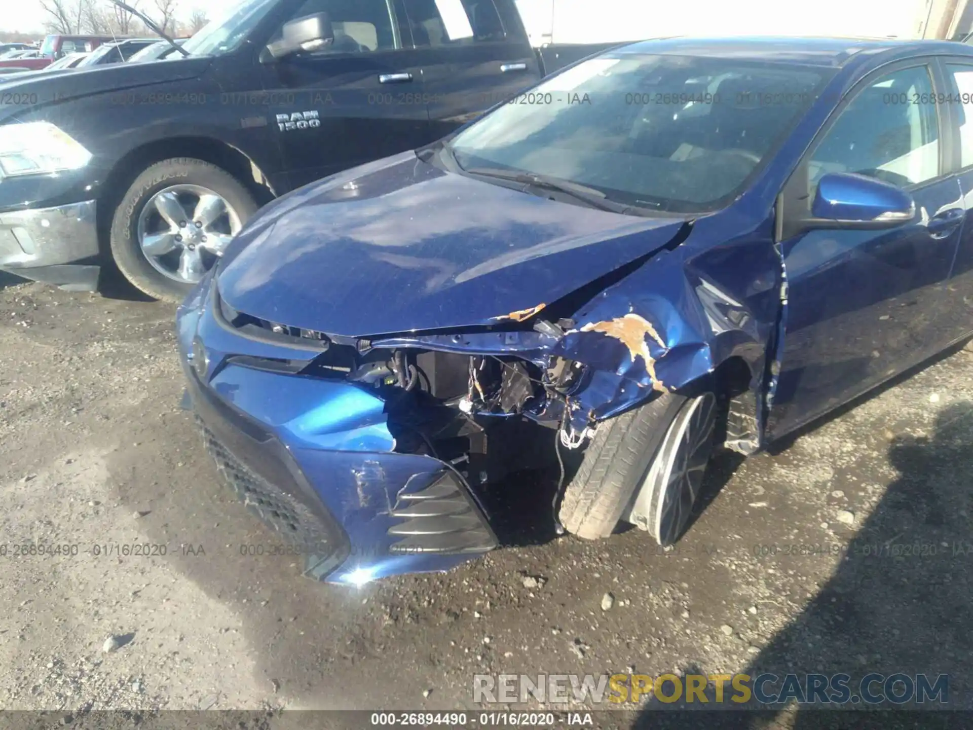 6 Photograph of a damaged car 2T1BURHEXKC160218 TOYOTA COROLLA 2019