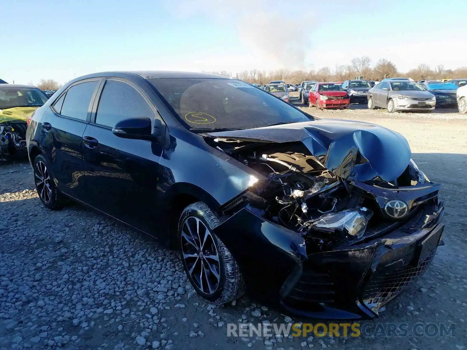 1 Photograph of a damaged car 2T1BURHEXKC160395 TOYOTA COROLLA 2019