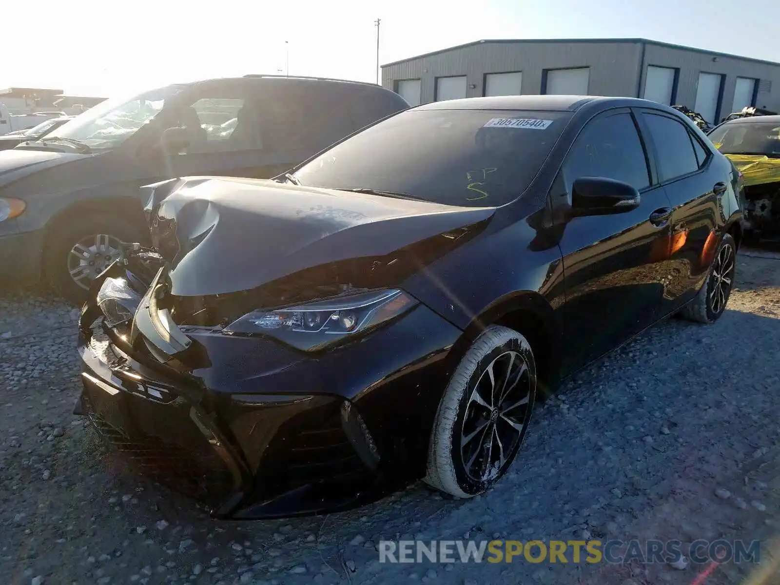 2 Photograph of a damaged car 2T1BURHEXKC160395 TOYOTA COROLLA 2019