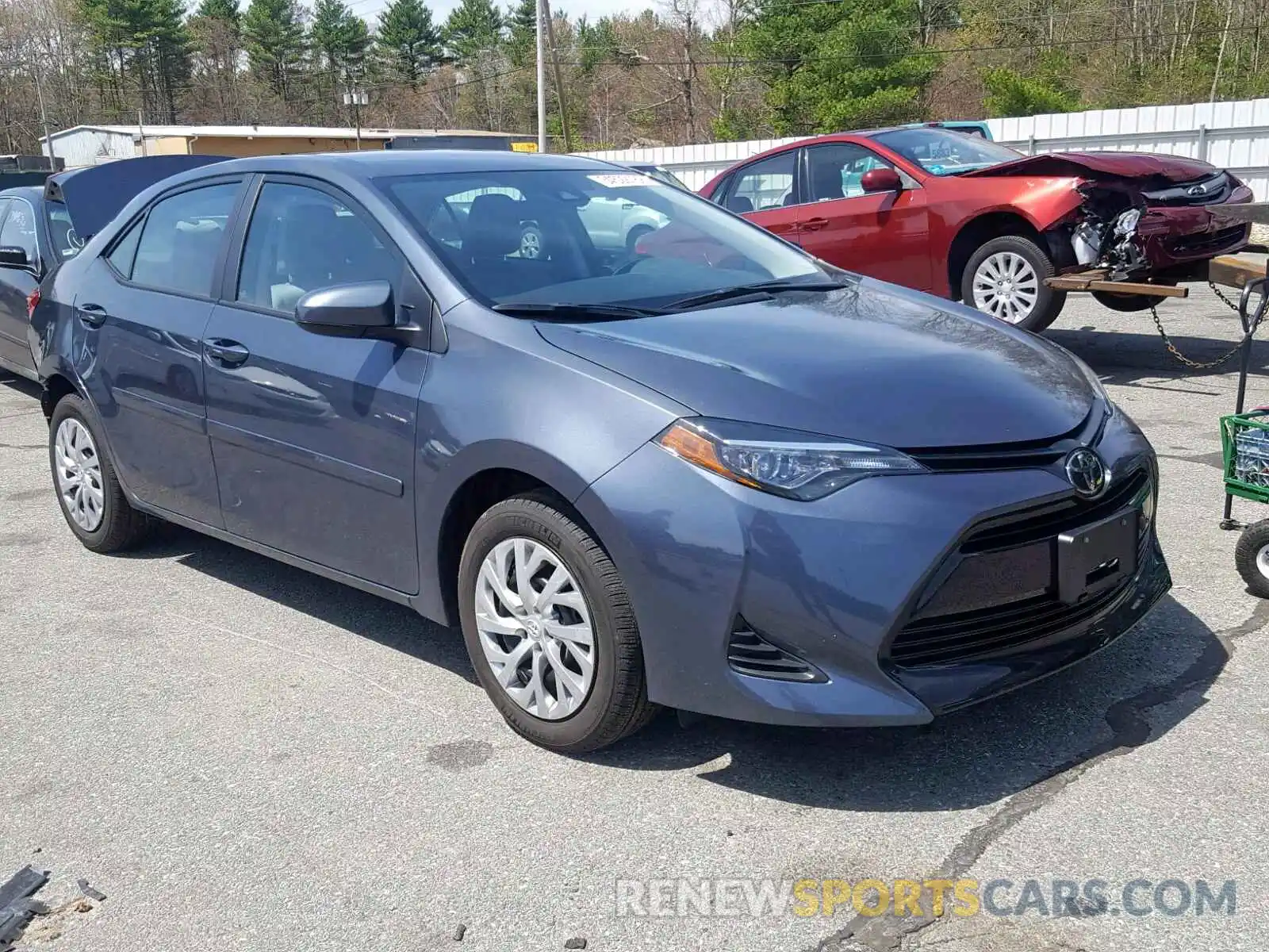 1 Photograph of a damaged car 2T1BURHEXKC160543 TOYOTA COROLLA 2019