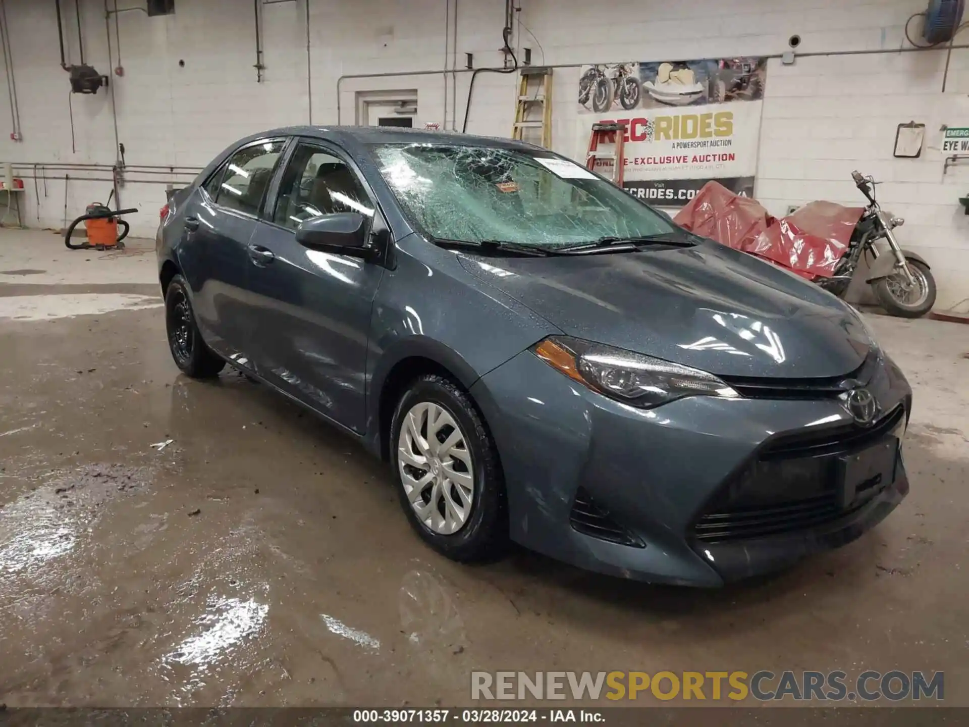 1 Photograph of a damaged car 2T1BURHEXKC160591 TOYOTA COROLLA 2019