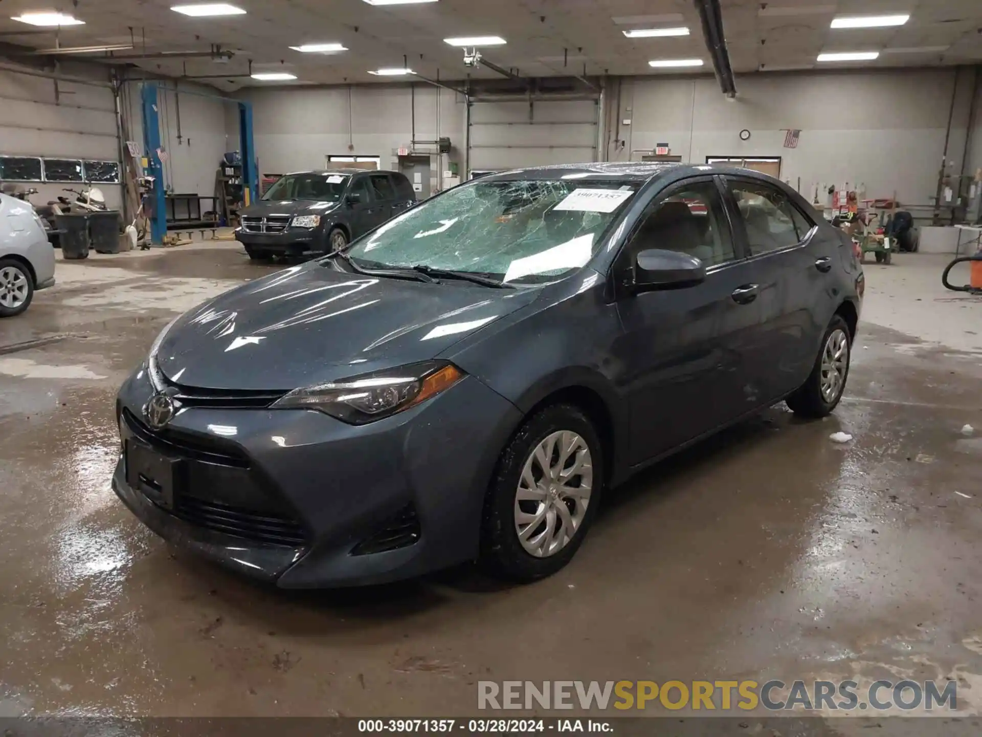 2 Photograph of a damaged car 2T1BURHEXKC160591 TOYOTA COROLLA 2019