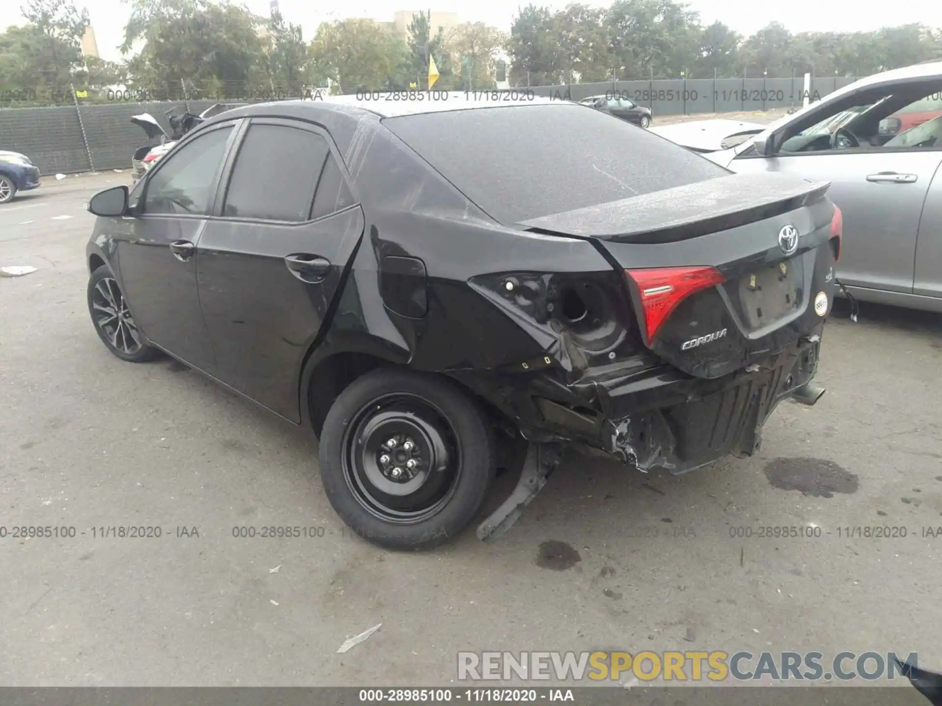 3 Photograph of a damaged car 2T1BURHEXKC160977 TOYOTA COROLLA 2019