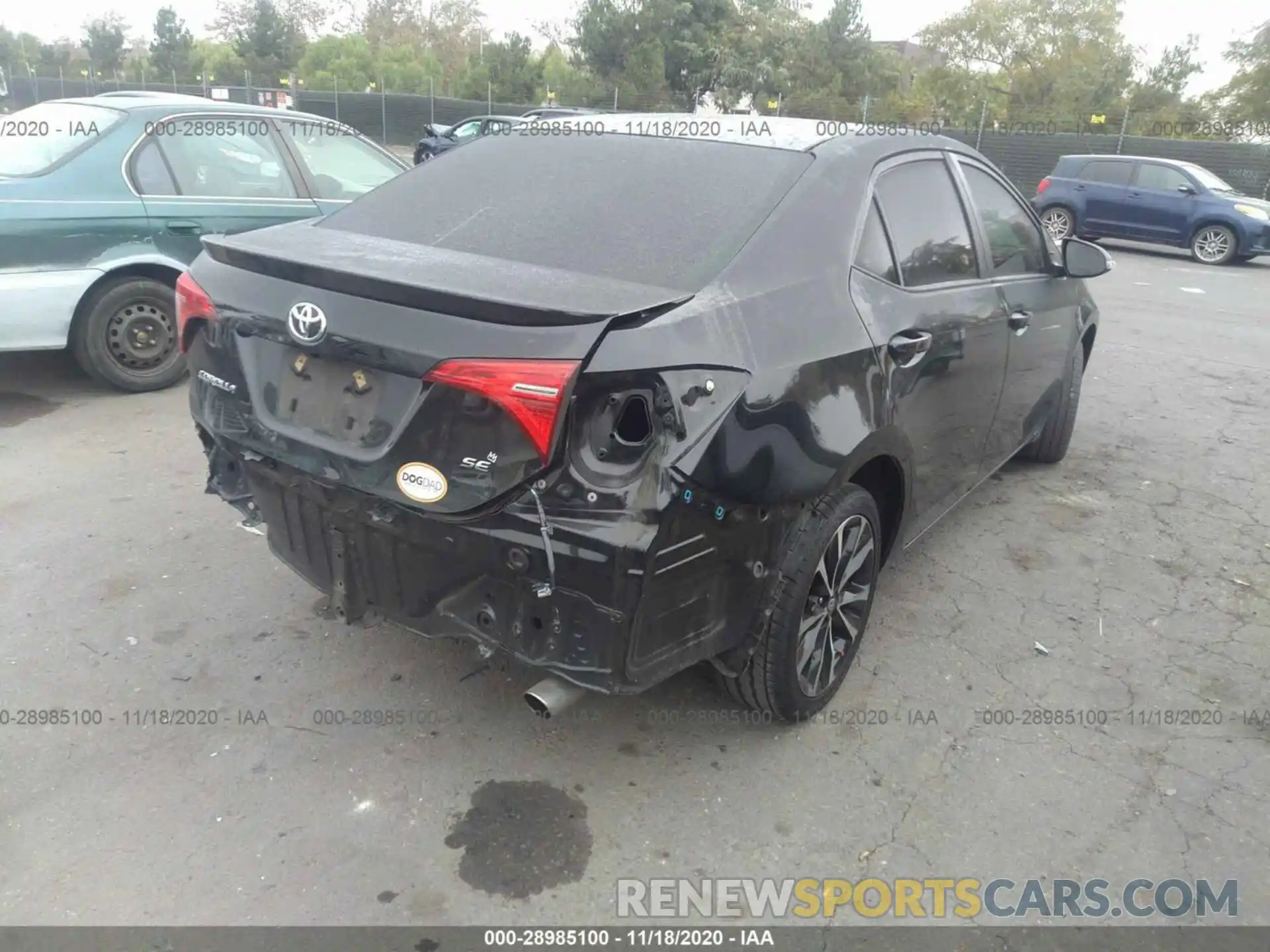 4 Photograph of a damaged car 2T1BURHEXKC160977 TOYOTA COROLLA 2019