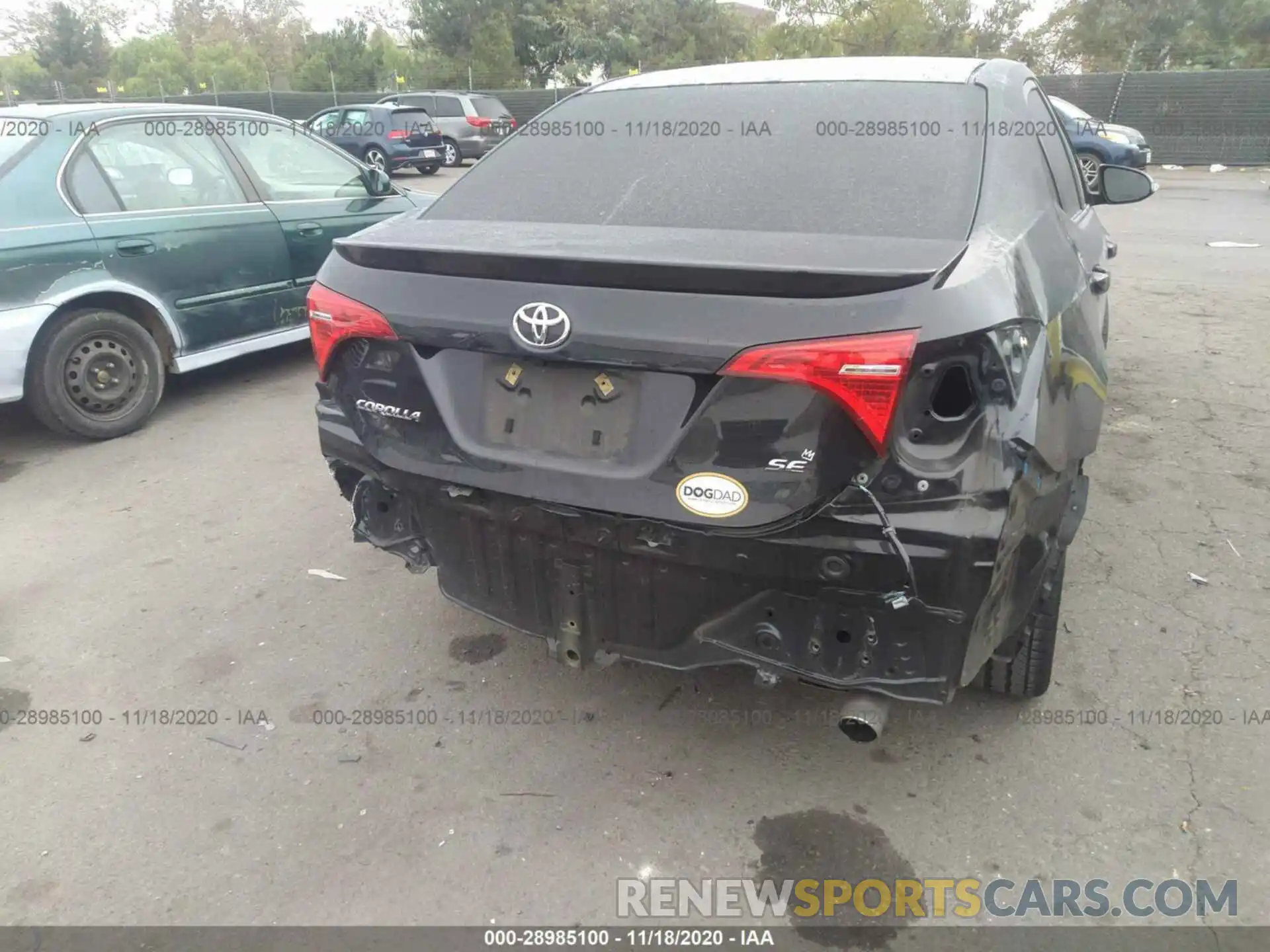 6 Photograph of a damaged car 2T1BURHEXKC160977 TOYOTA COROLLA 2019