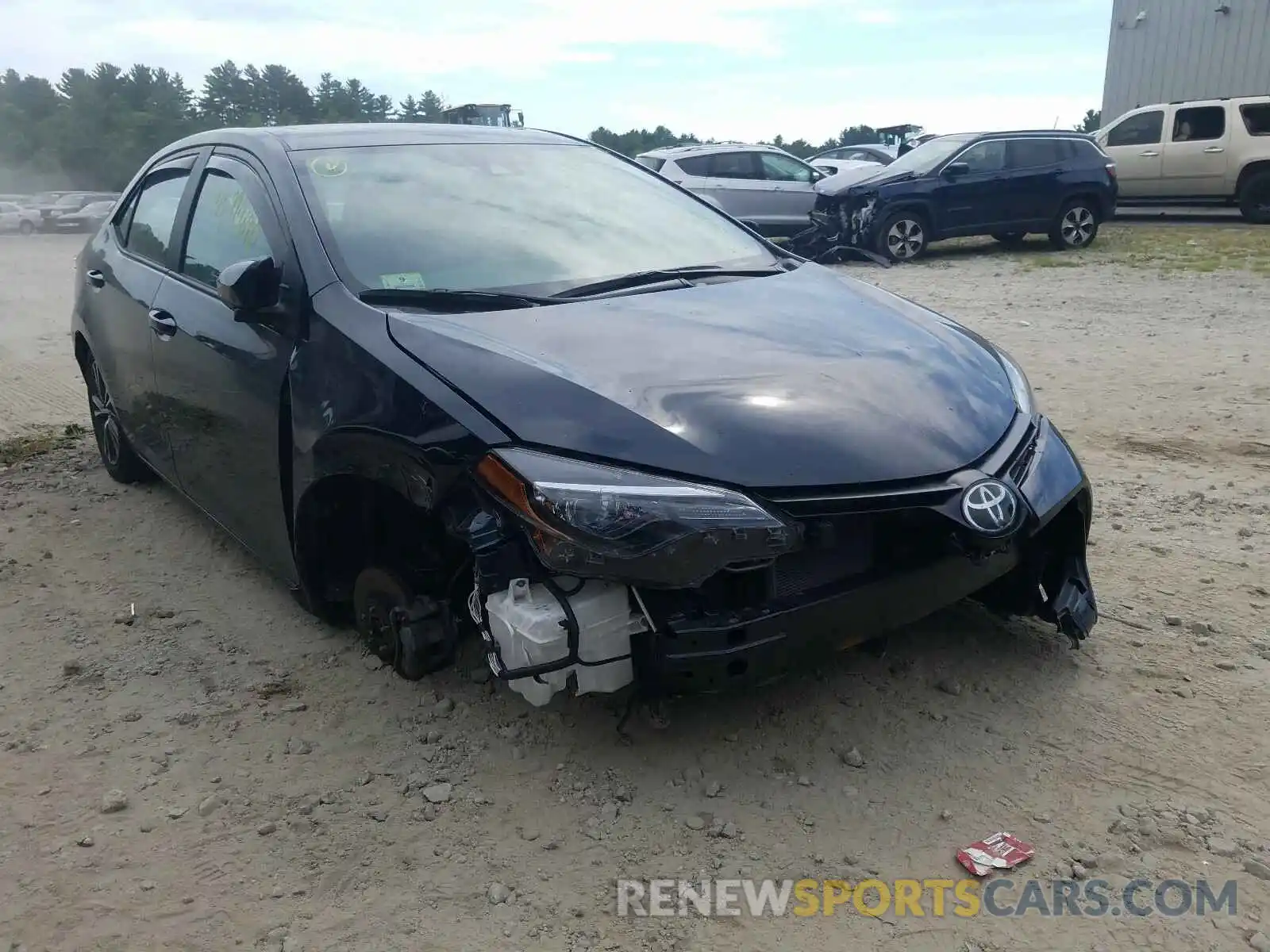 1 Photograph of a damaged car 2T1BURHEXKC161112 TOYOTA COROLLA 2019