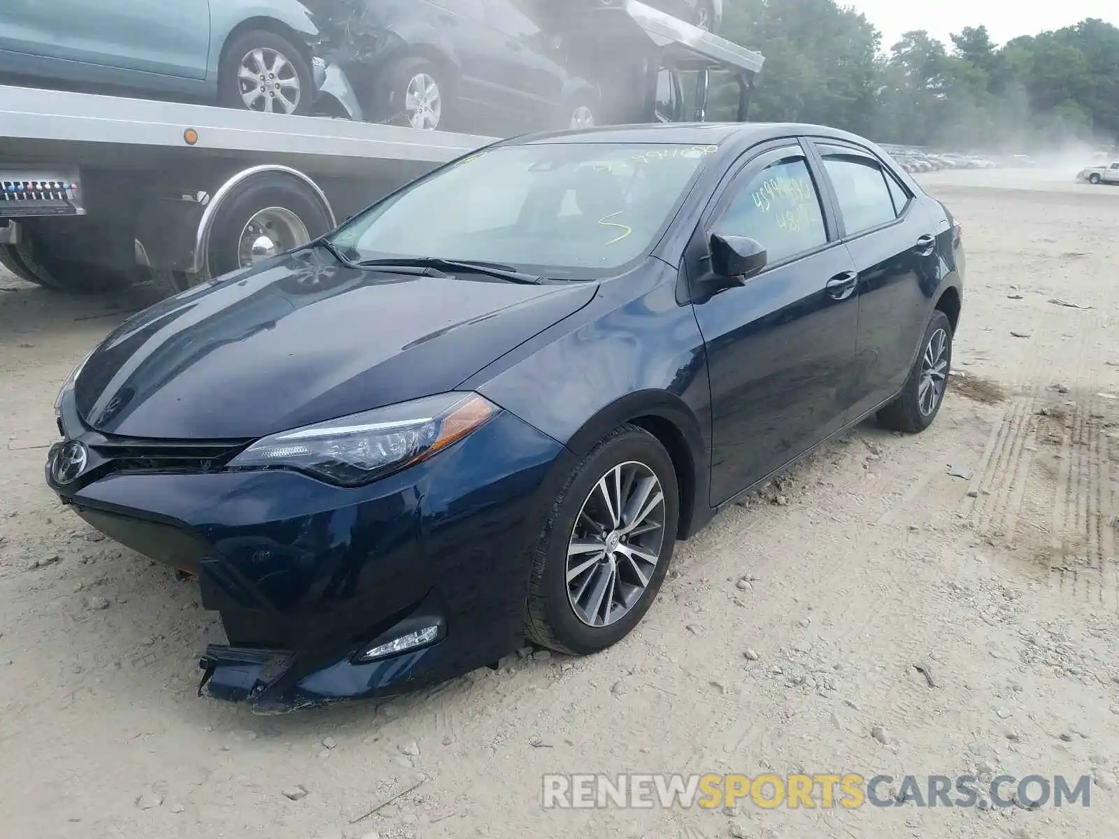 2 Photograph of a damaged car 2T1BURHEXKC161112 TOYOTA COROLLA 2019