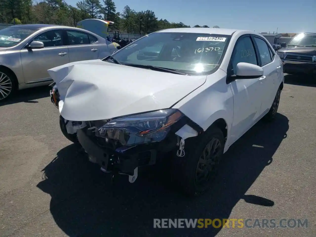 2 Photograph of a damaged car 2T1BURHEXKC161370 TOYOTA COROLLA 2019